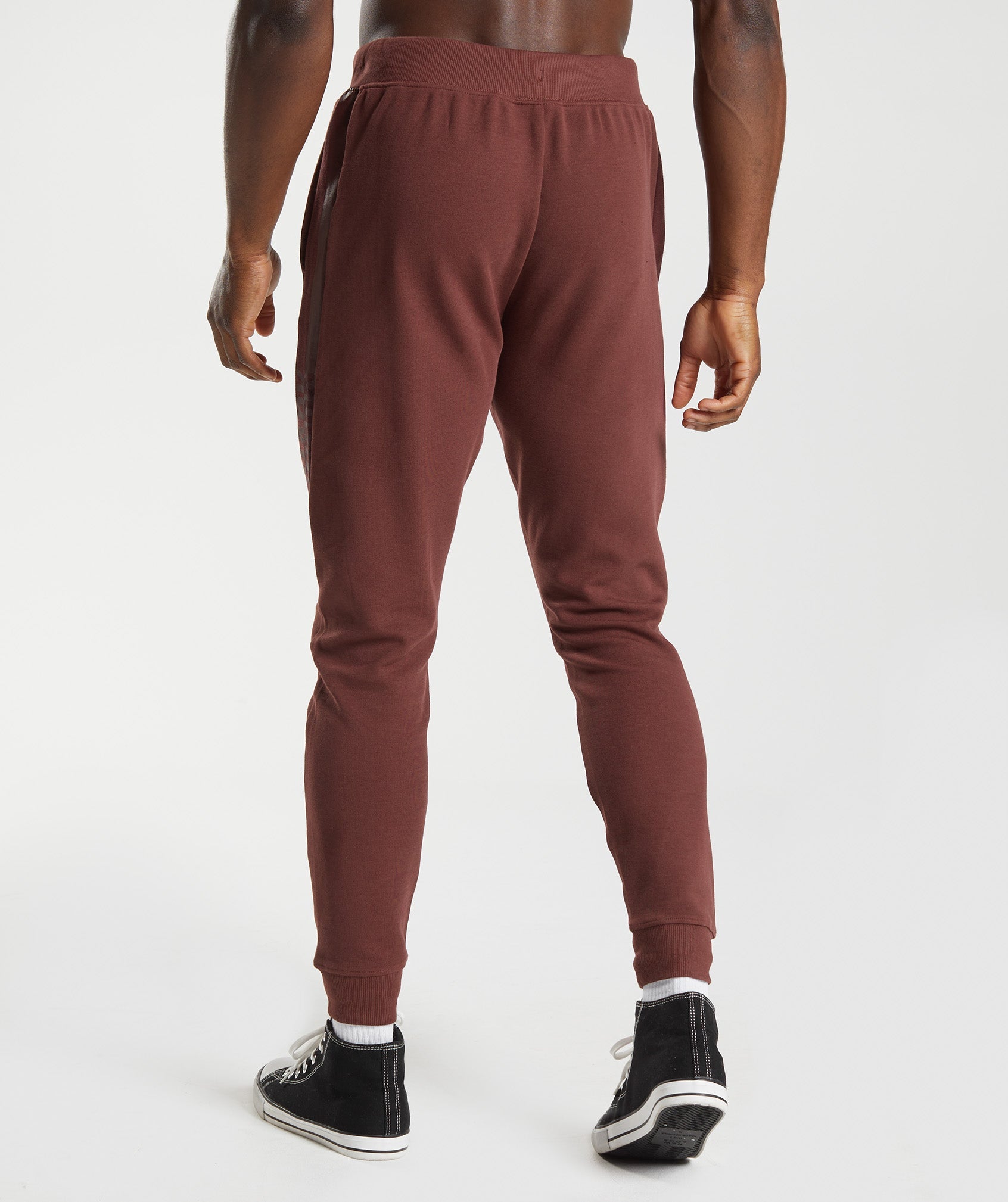 Bold React Joggers in Cherry Brown - view 2