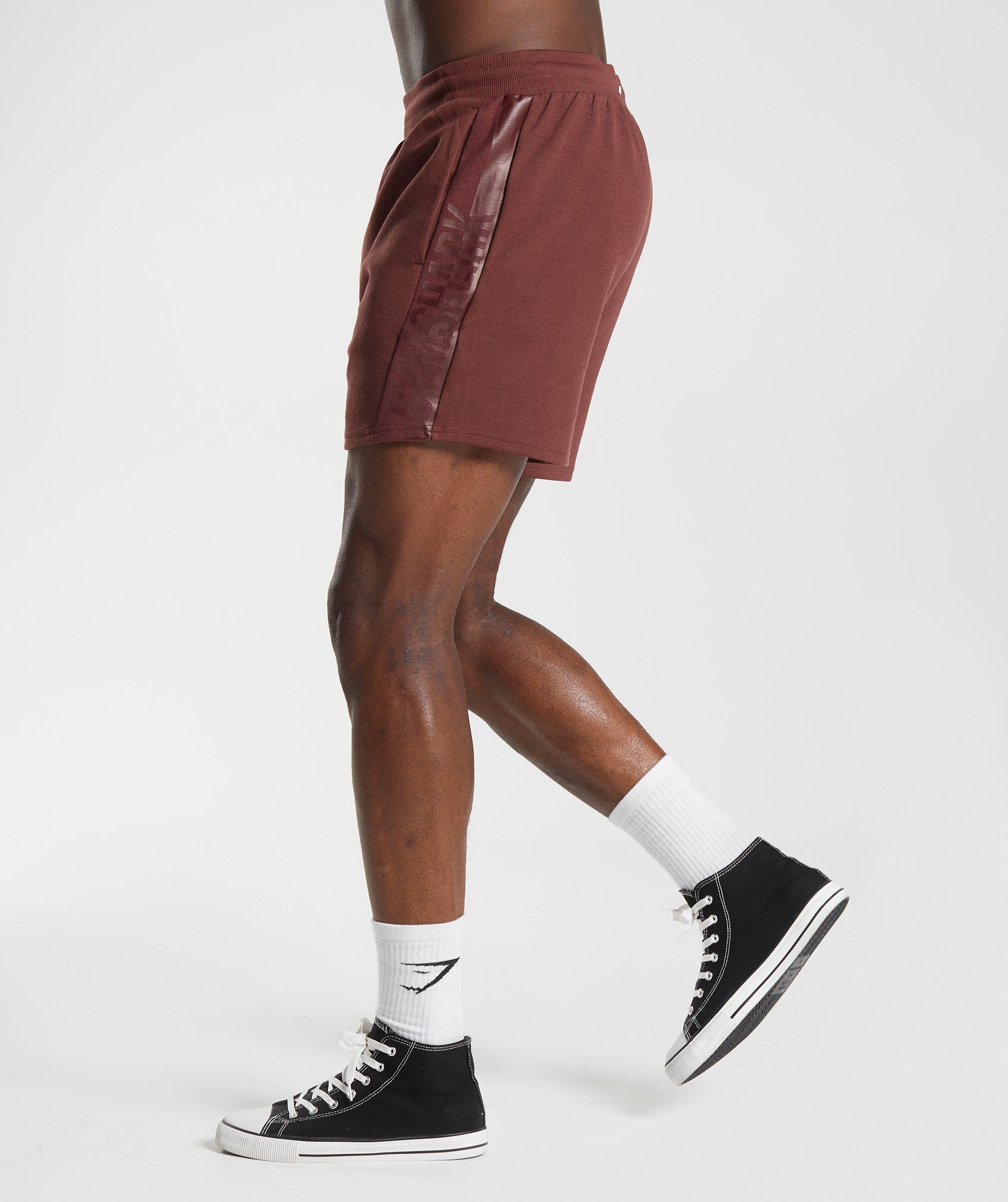 Bold React 5" Shorts in Cherry Brown - view 3