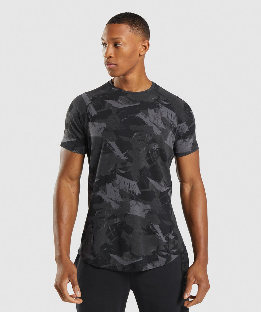 Gymshark Bold T-Shirt - Grey Print | Gymshark