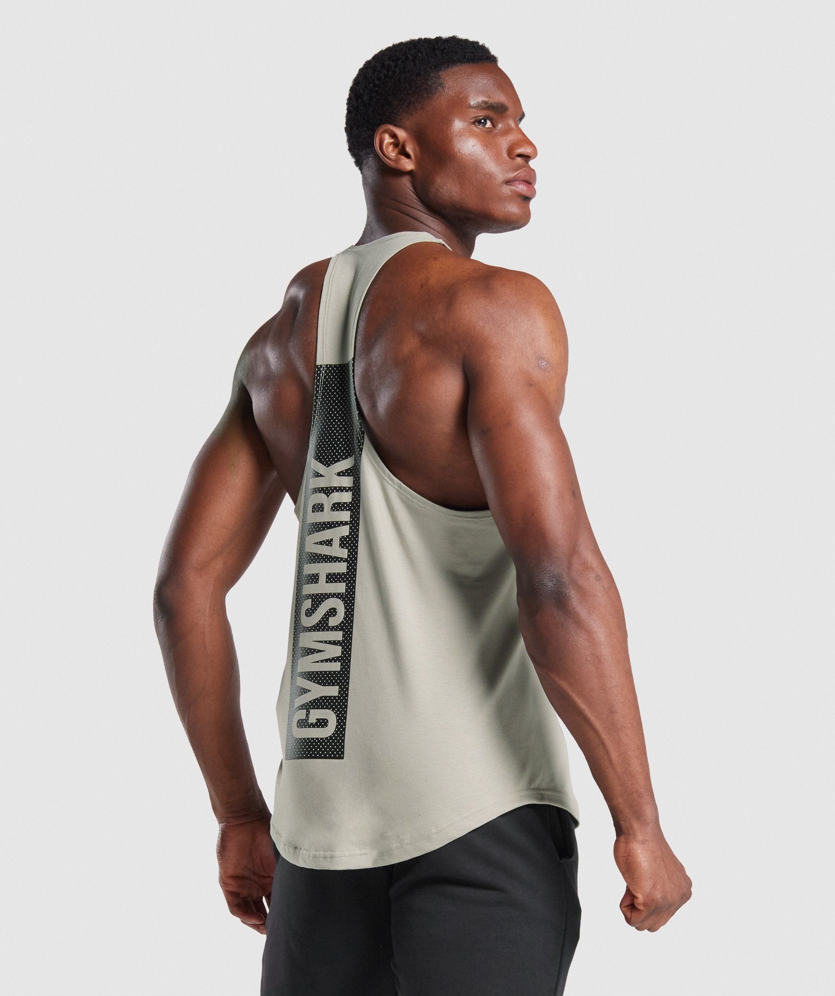 Gymshark Bold Stringer - Black