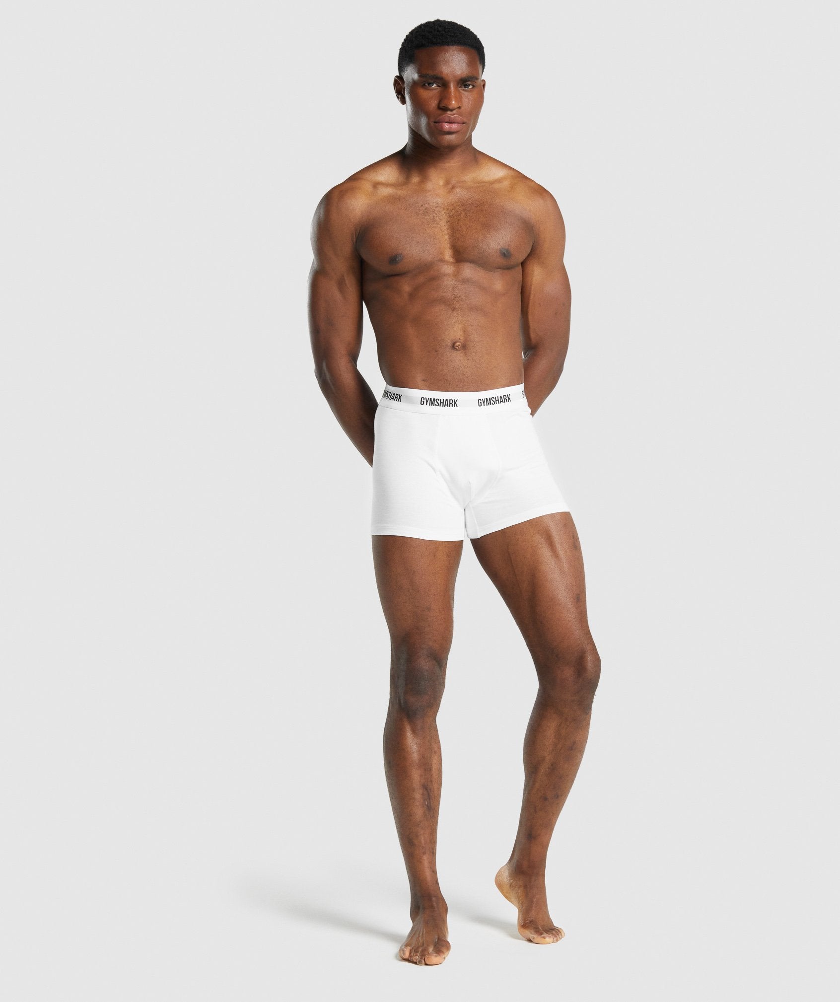 Boxers 2pk in White - view 4