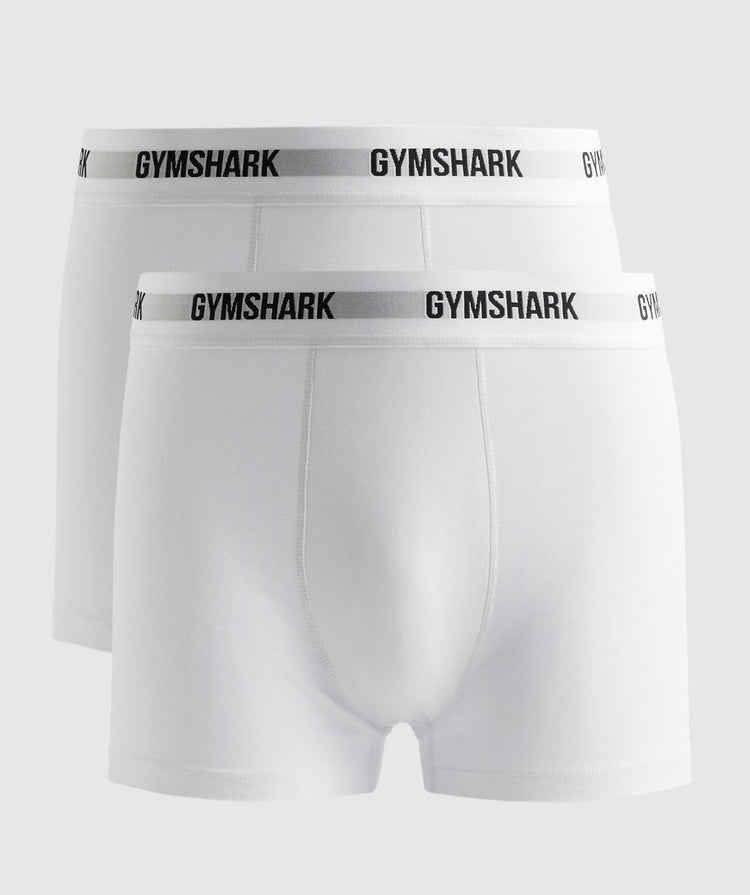 Gymshark Sports Tech Boxers 2Pk - Black/Core Olive