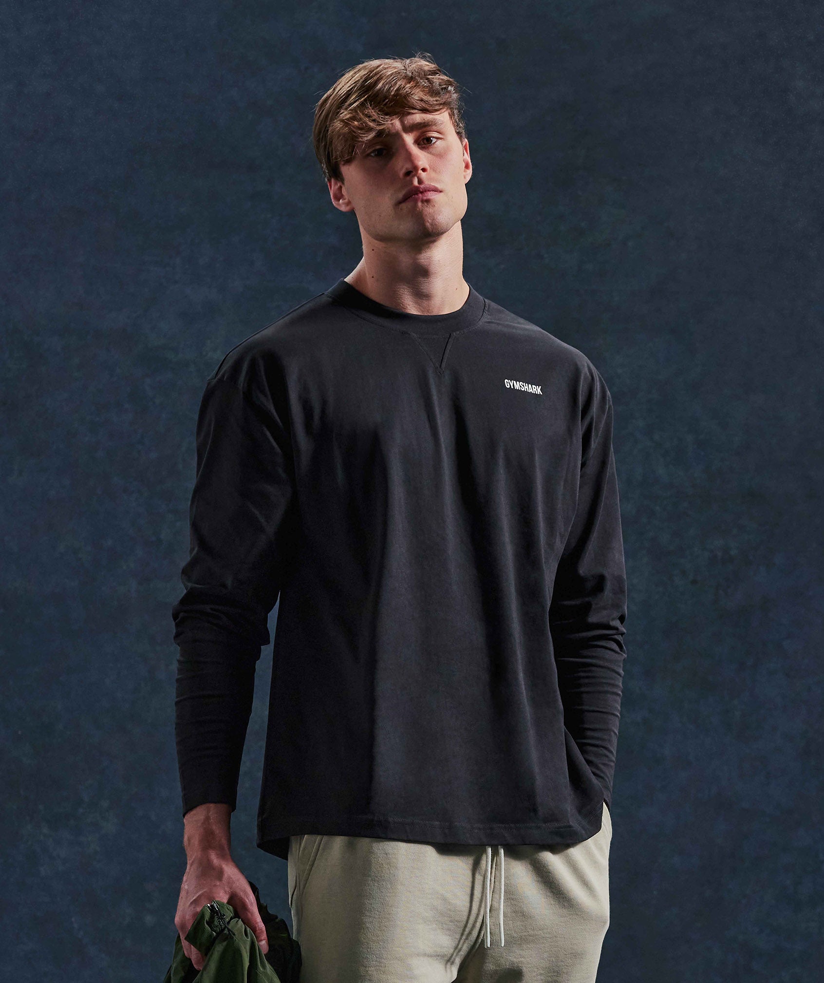 Rest Day Sweats Long Sleeve T-Shirt in Black is out of stock