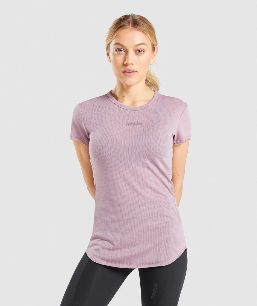 Gymshark Chalk T-Shirt - Purple | Gymshark