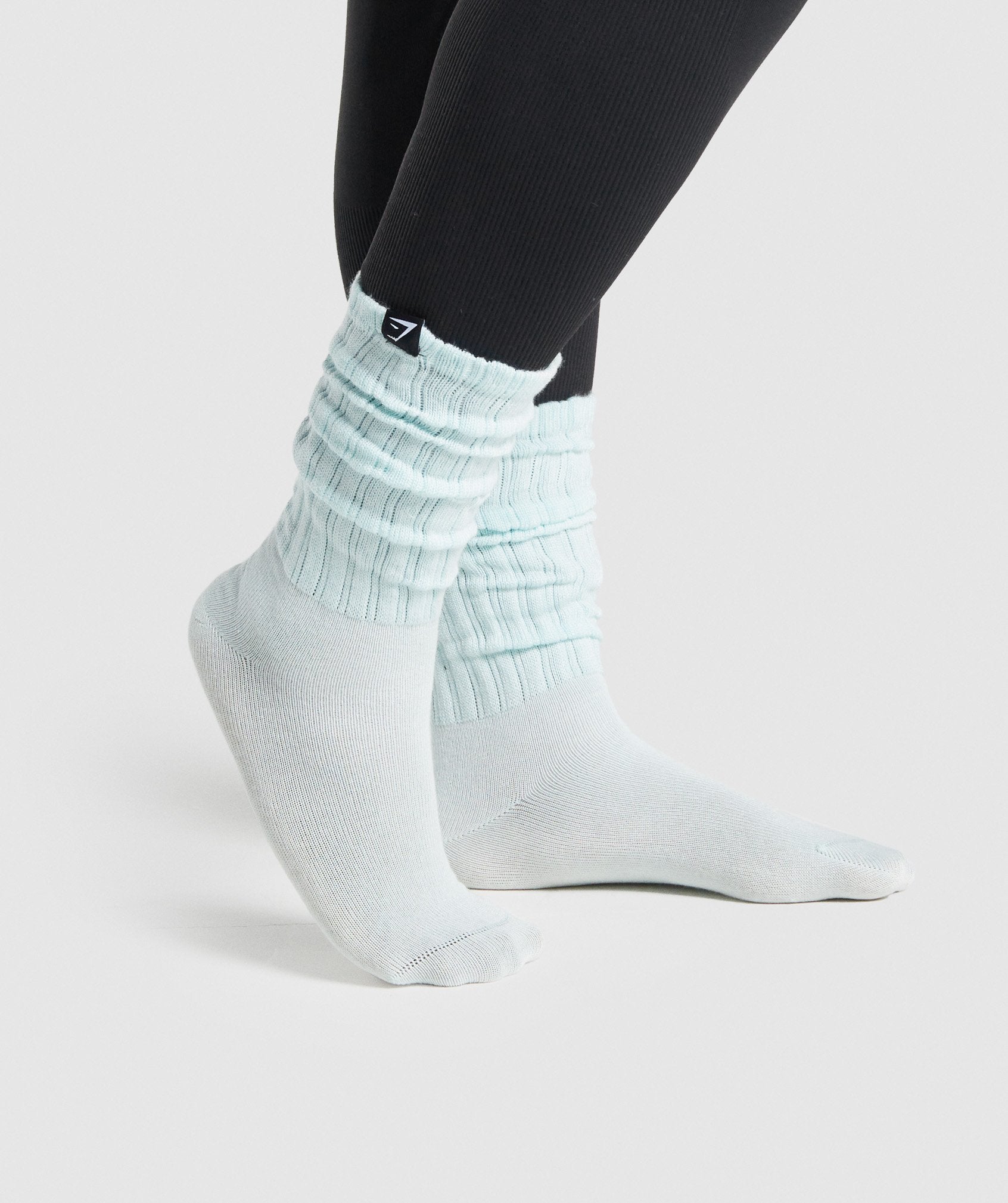 Comfy Rest Day Socks in Light Green - view 1