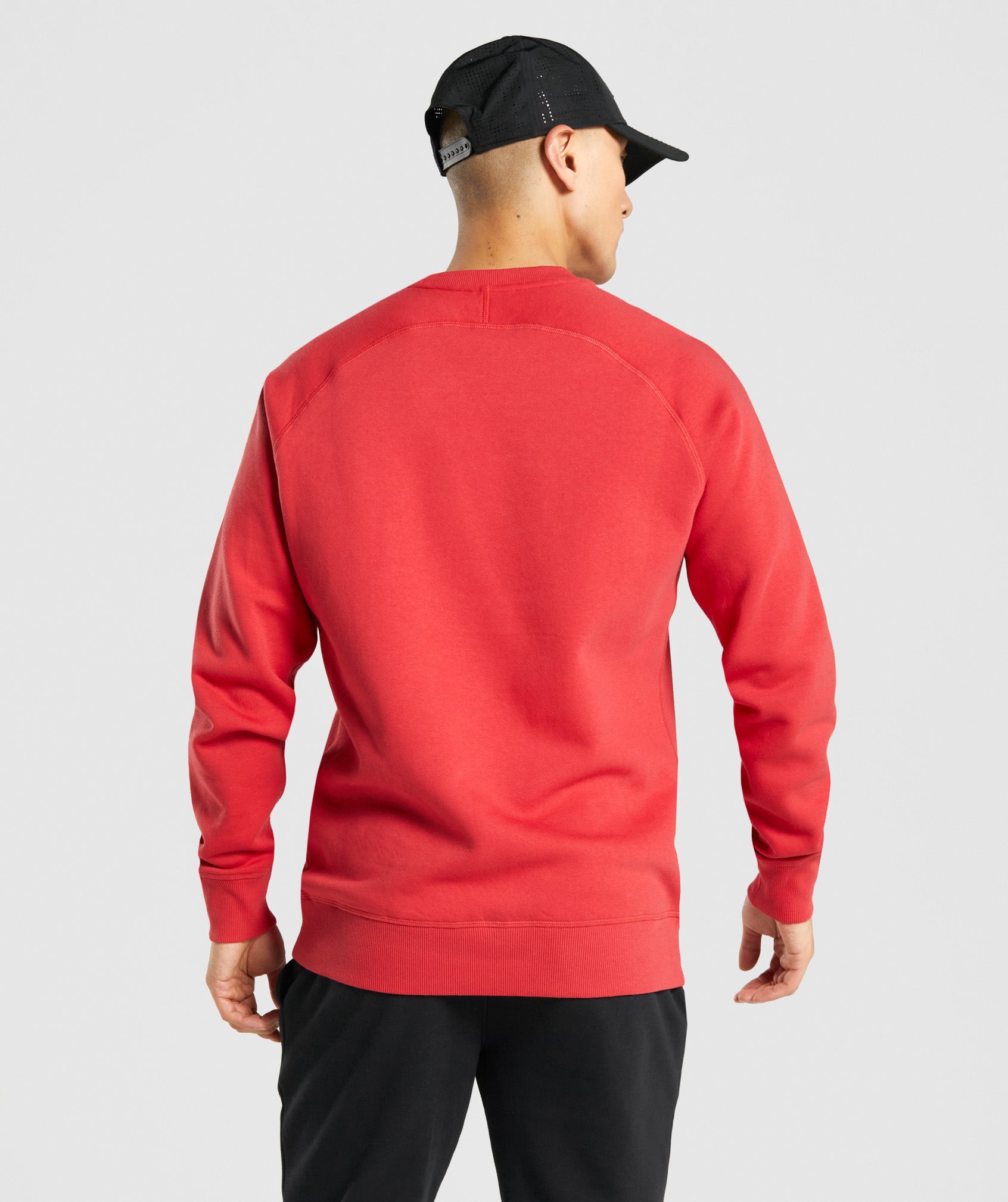 Crest Sweatshirt in Red