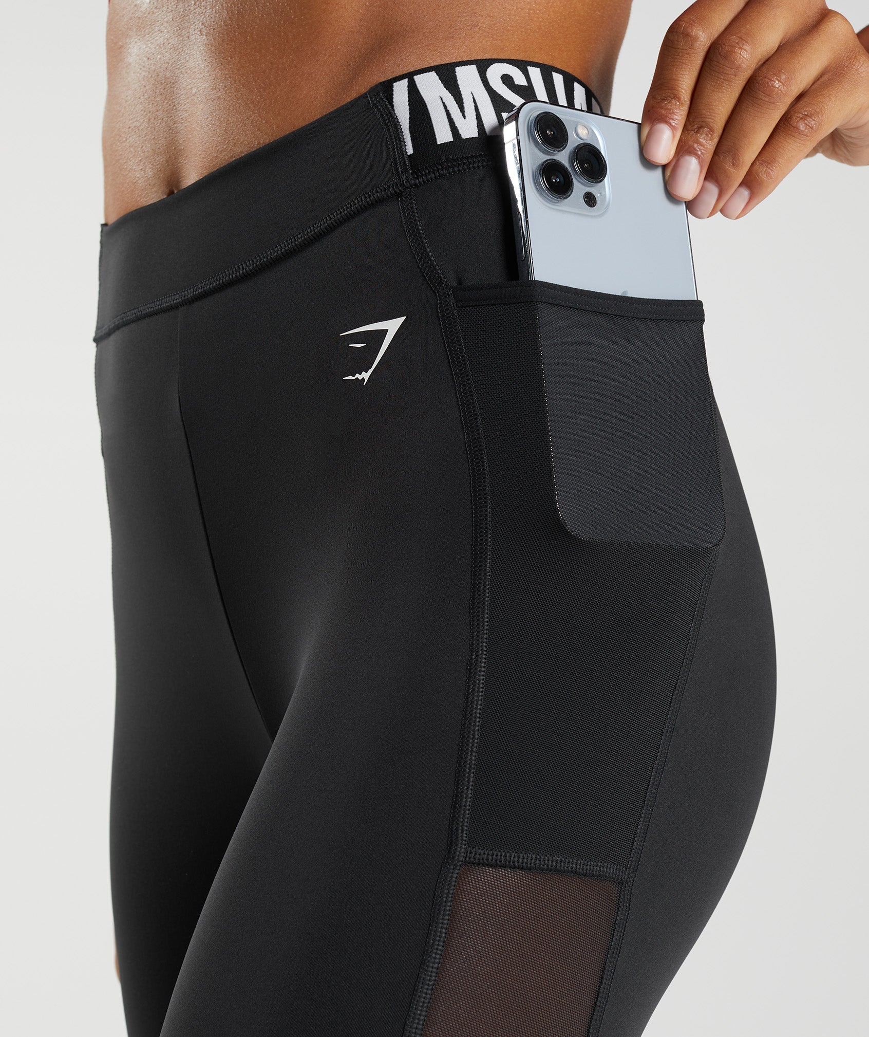 Training Brandmark Leggings in Black - view 5