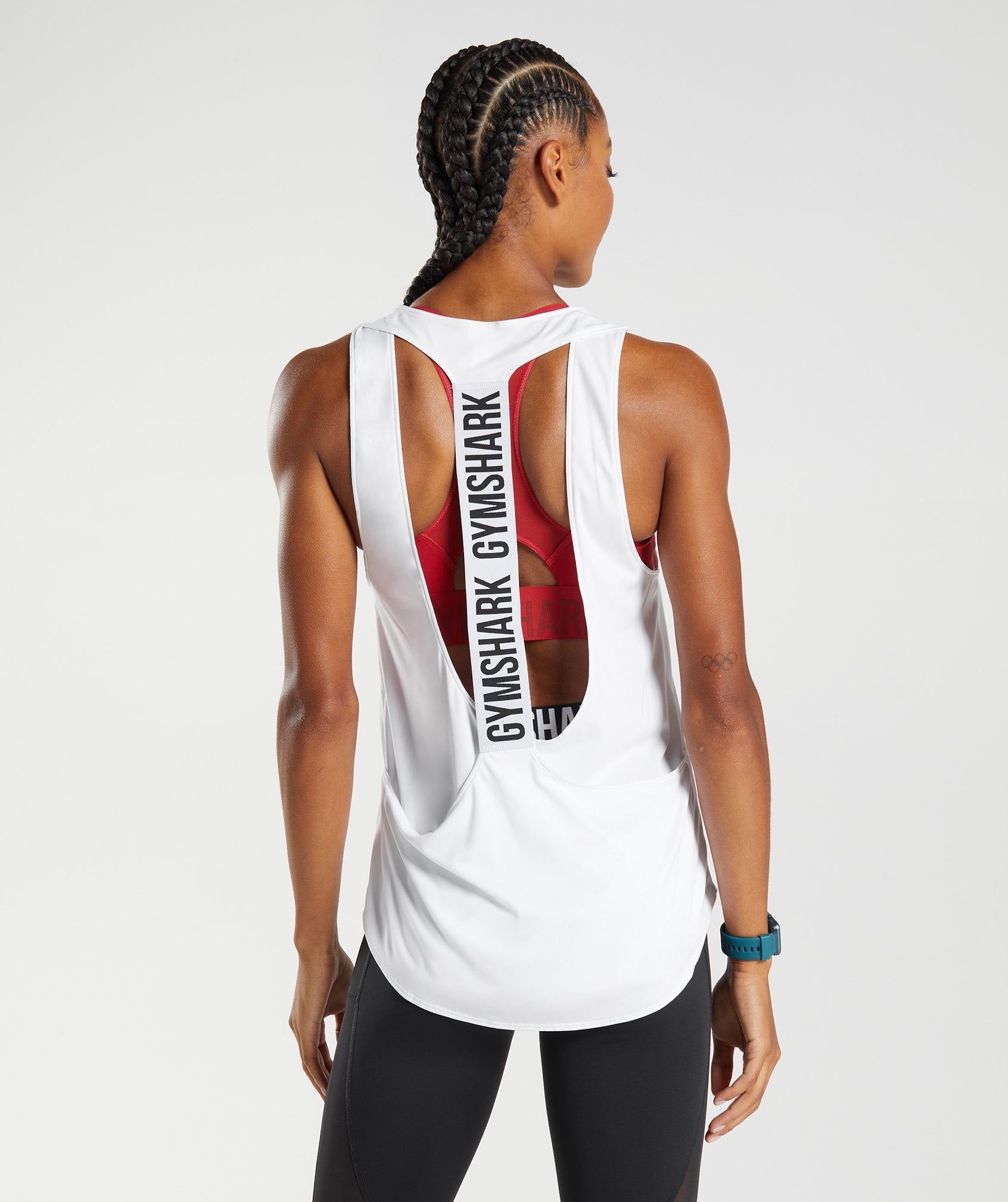 Training Brandmark Tank in White - view 1