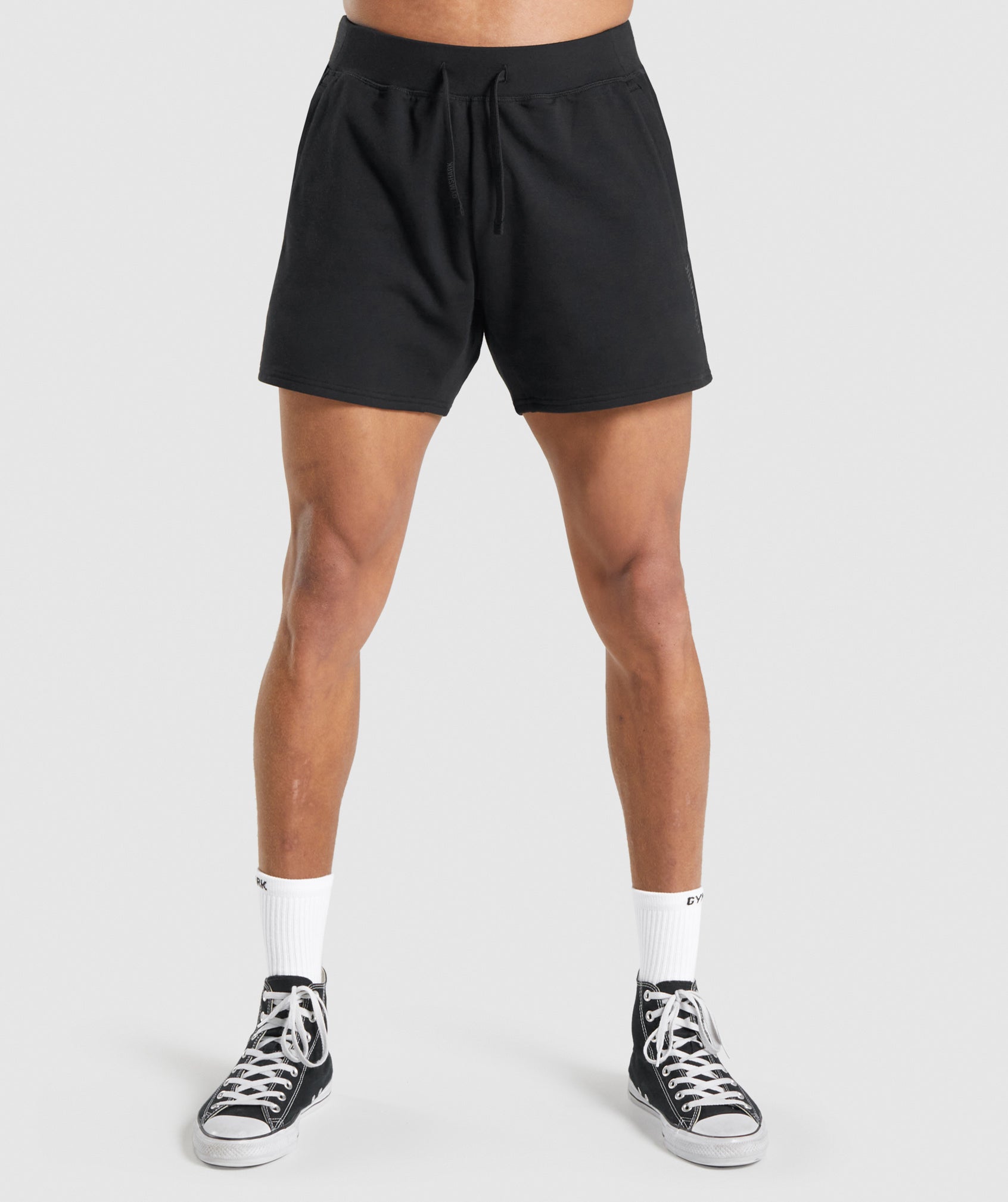 Chalk 5" Quad Shorts in Black - view 1