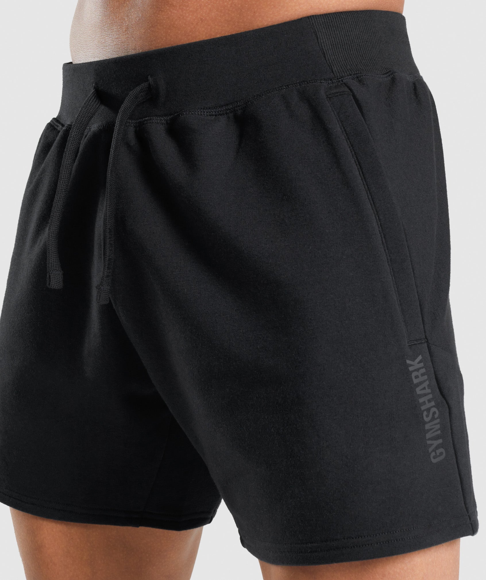 Chalk 5" Quad Shorts in Black - view 7