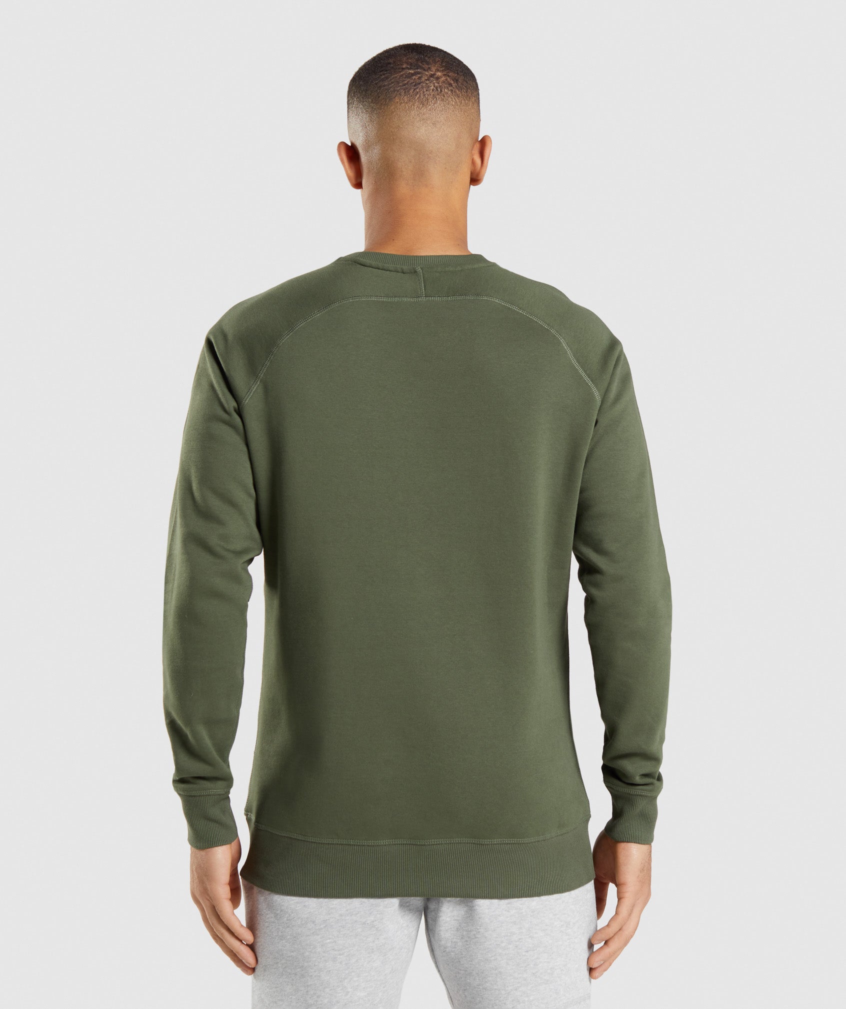 Gymshark Crest Hoodie - Core Olive