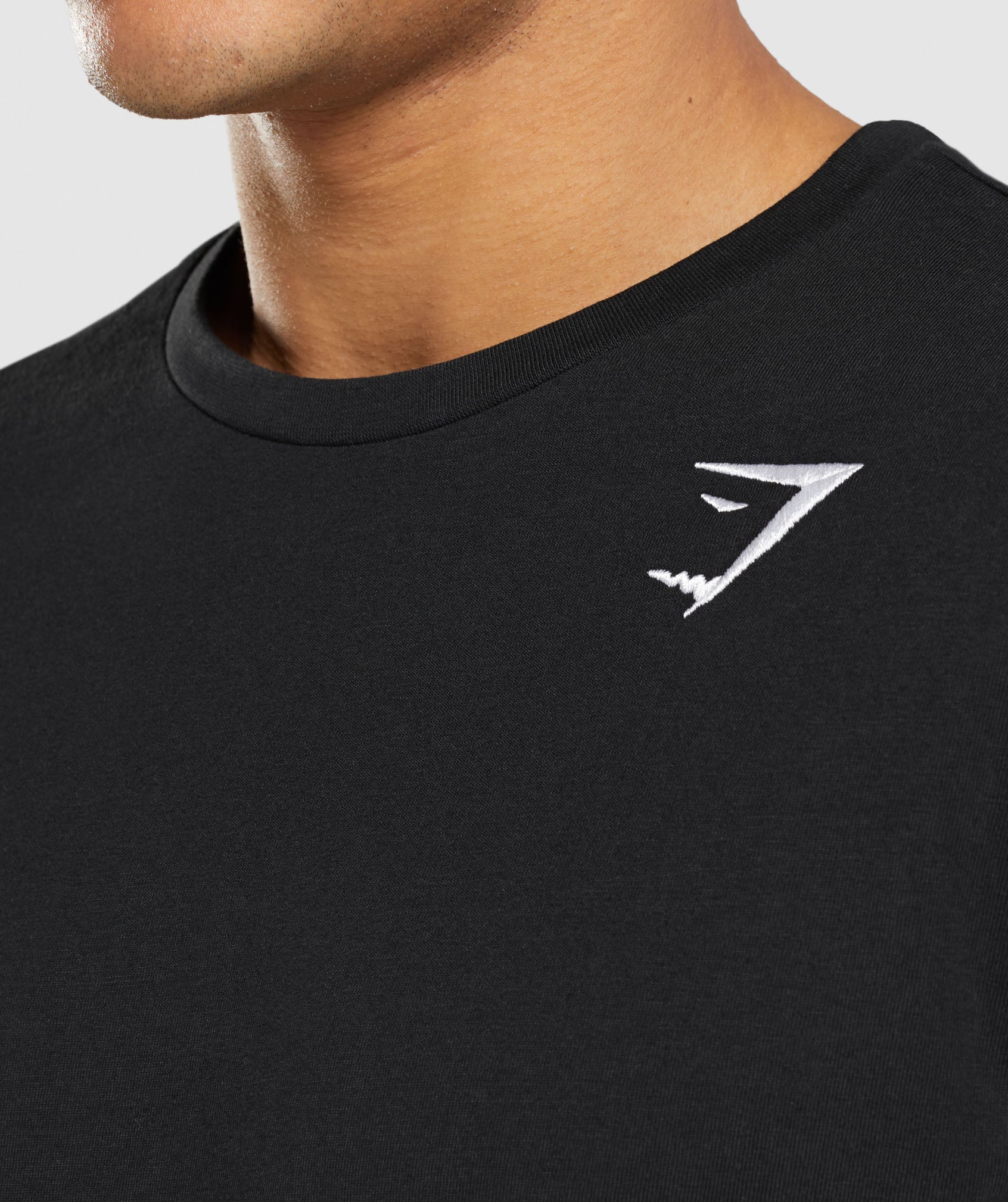 Gymshark Crest Long Sleeve T-Shirt - Navy
