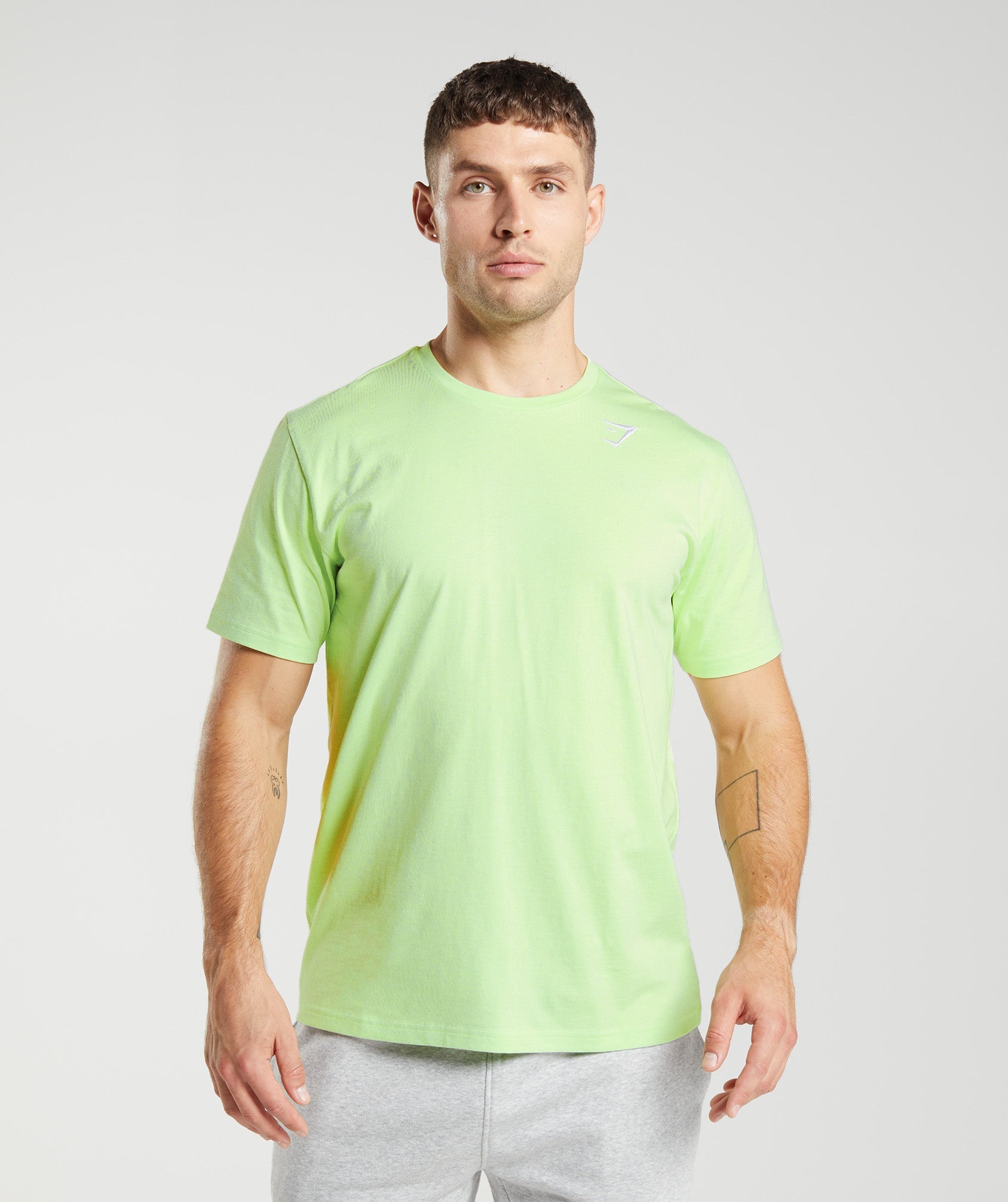 Crest T-Shirt in Kiwi Green - view 1