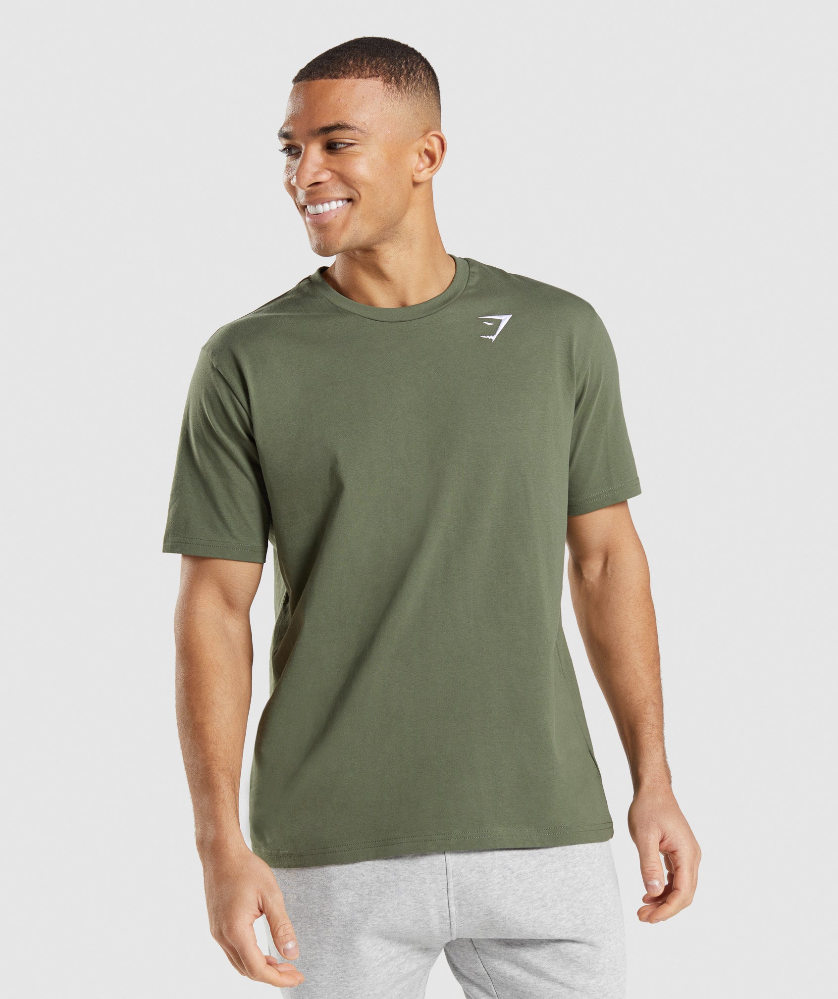 Crest T-Shirt en Core Olive