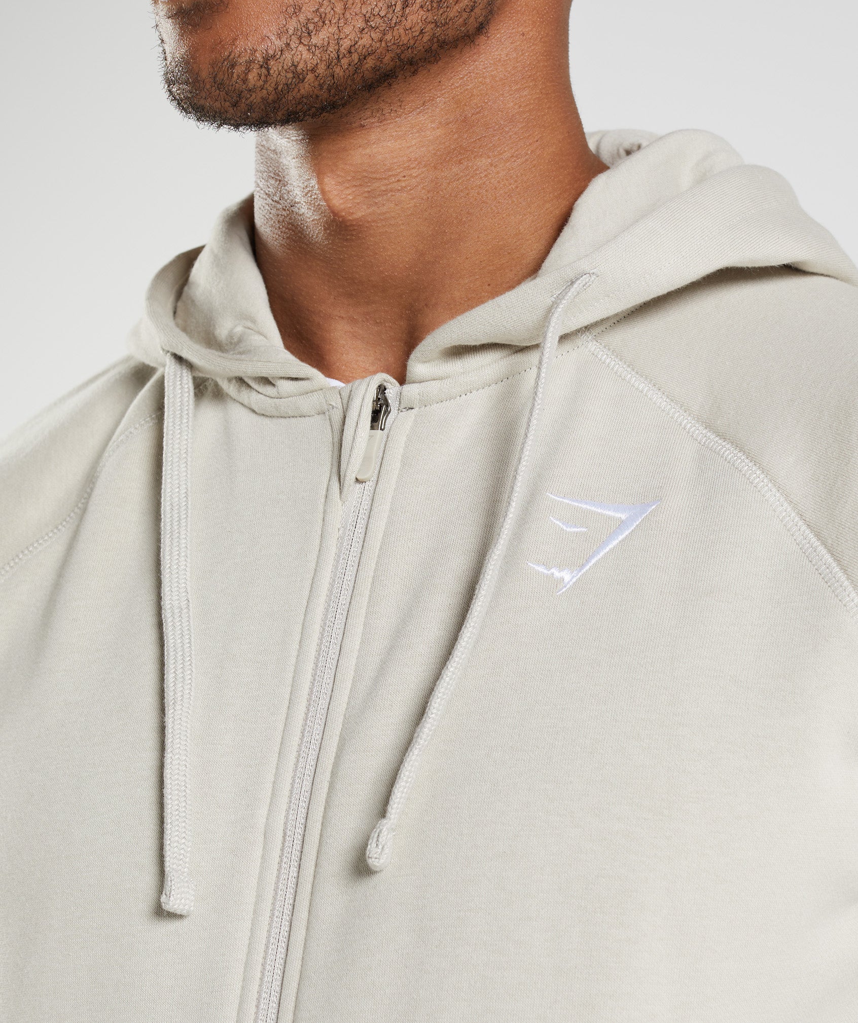 Crest Zip Up Hoodie