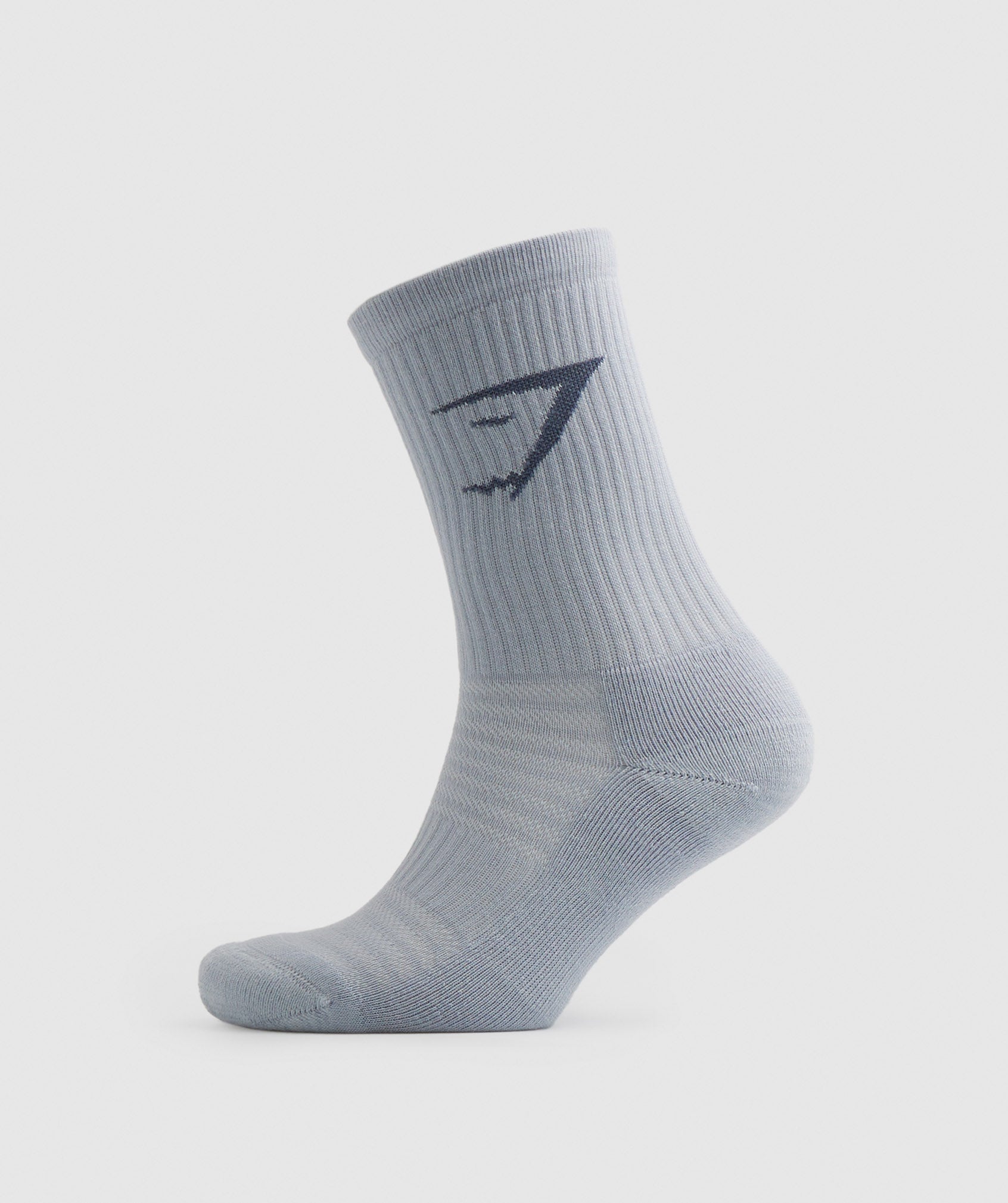 Gymshark Women's Comfy Rest Day Knitted High Crew Socks JM3 Navy