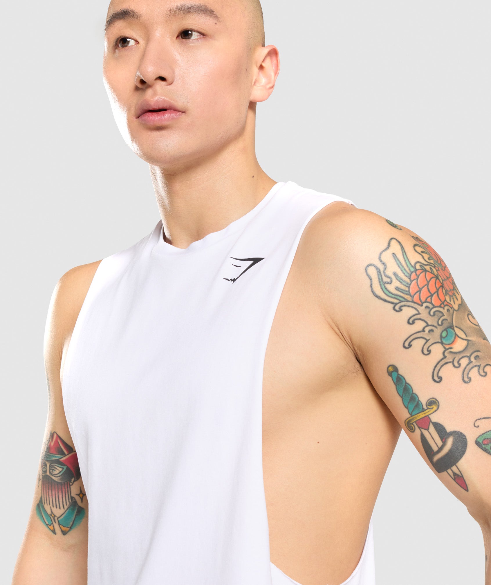 BOY MEETS GIRL® for GLAM4GOOD White Drop Armhole Tank Top – GLAM4GOOD SHOP