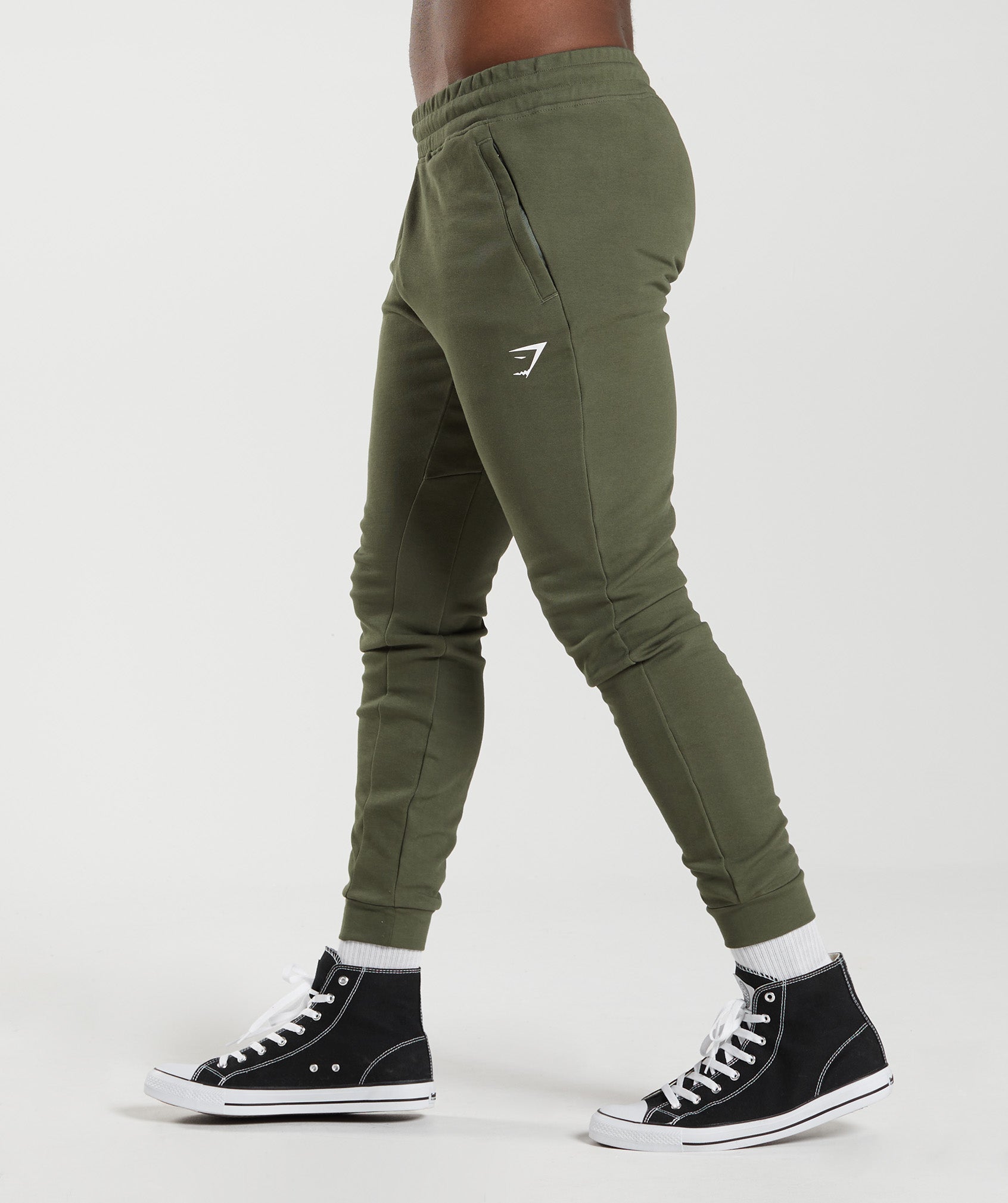 React Joggers in Core Olive - view 3
