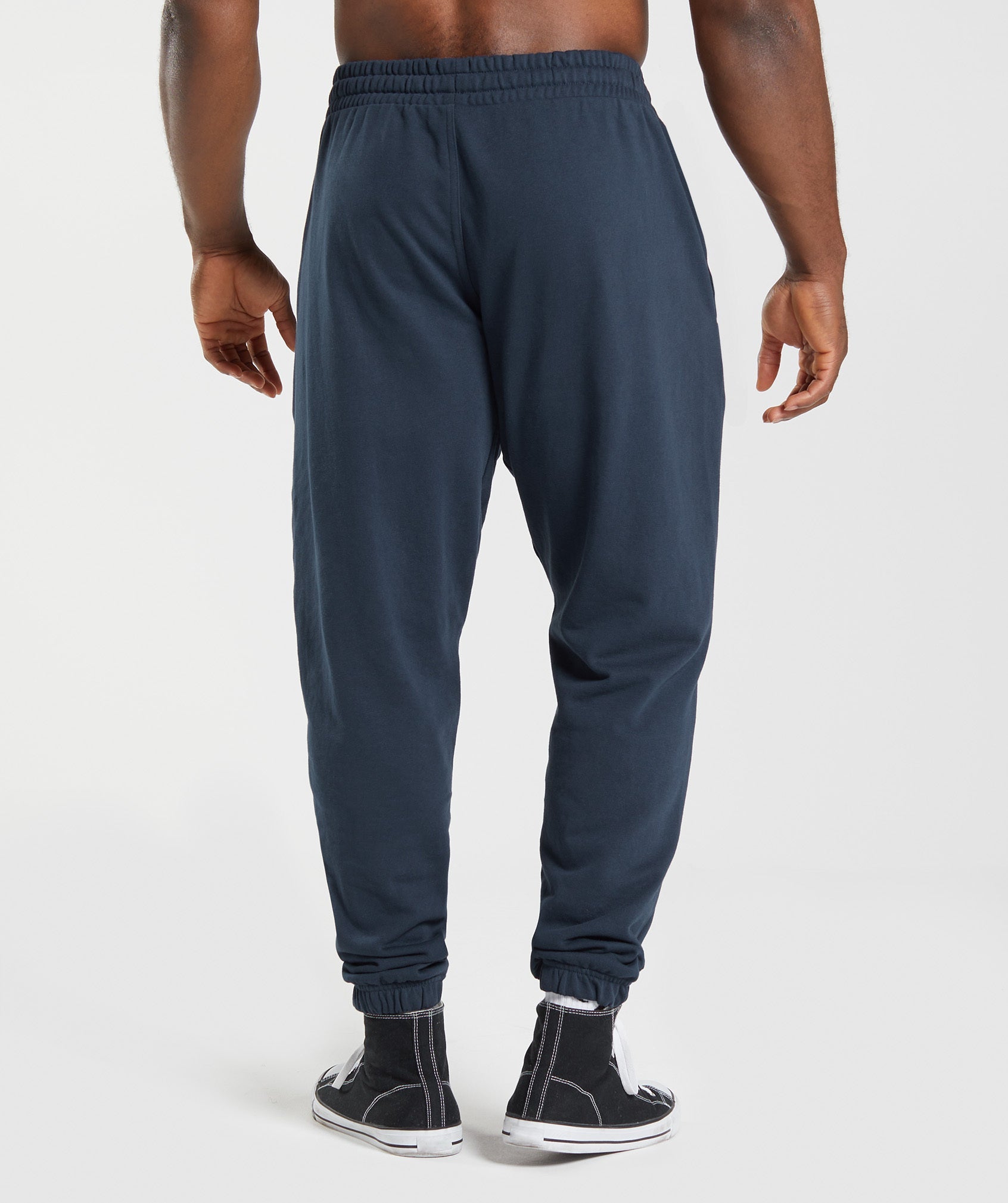React Joggers in Navy - view 2