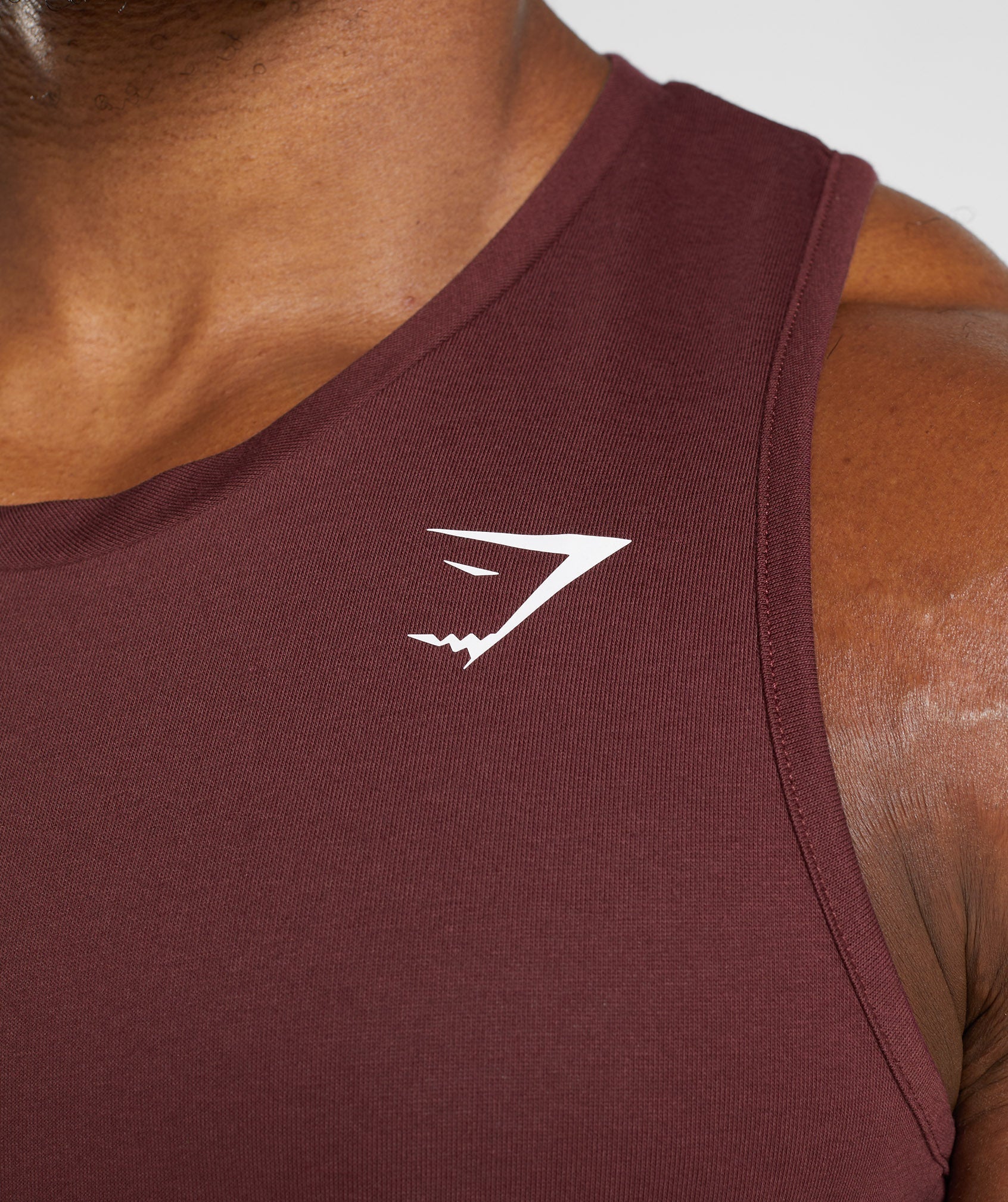 React Tank in Baked Maroon - view 6