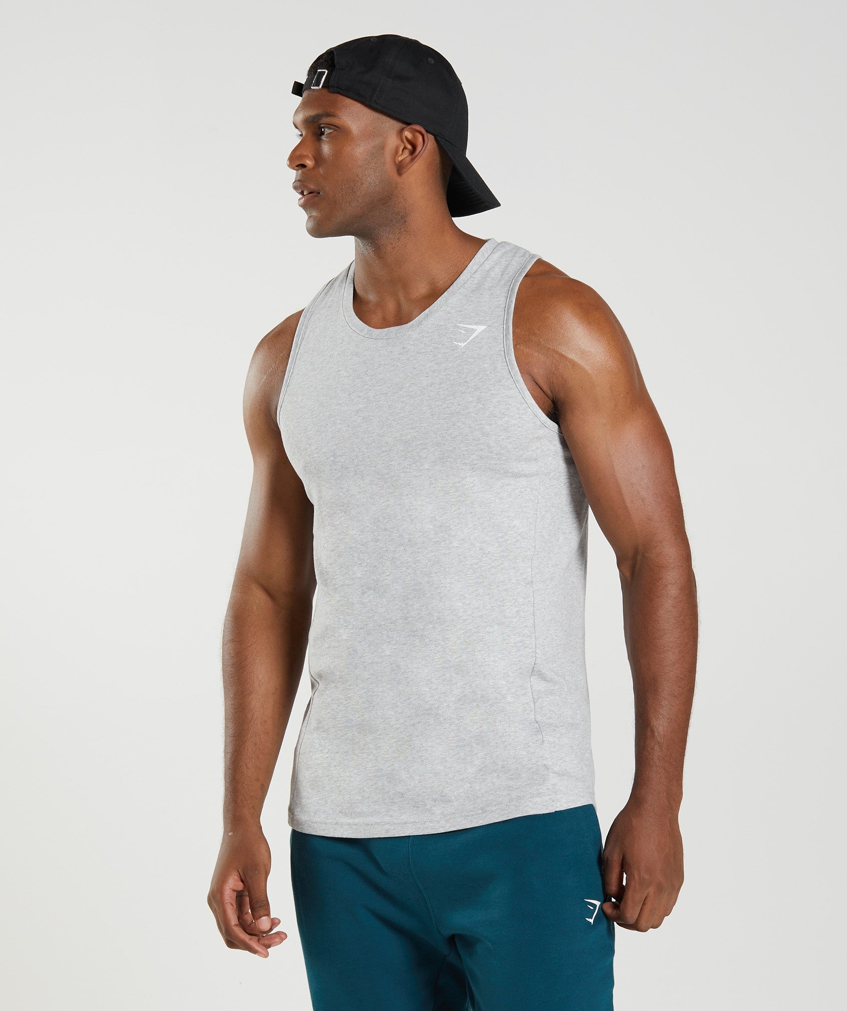 Gymshark Mens APEX SEAMLESS TANK Top in Grey Size XL