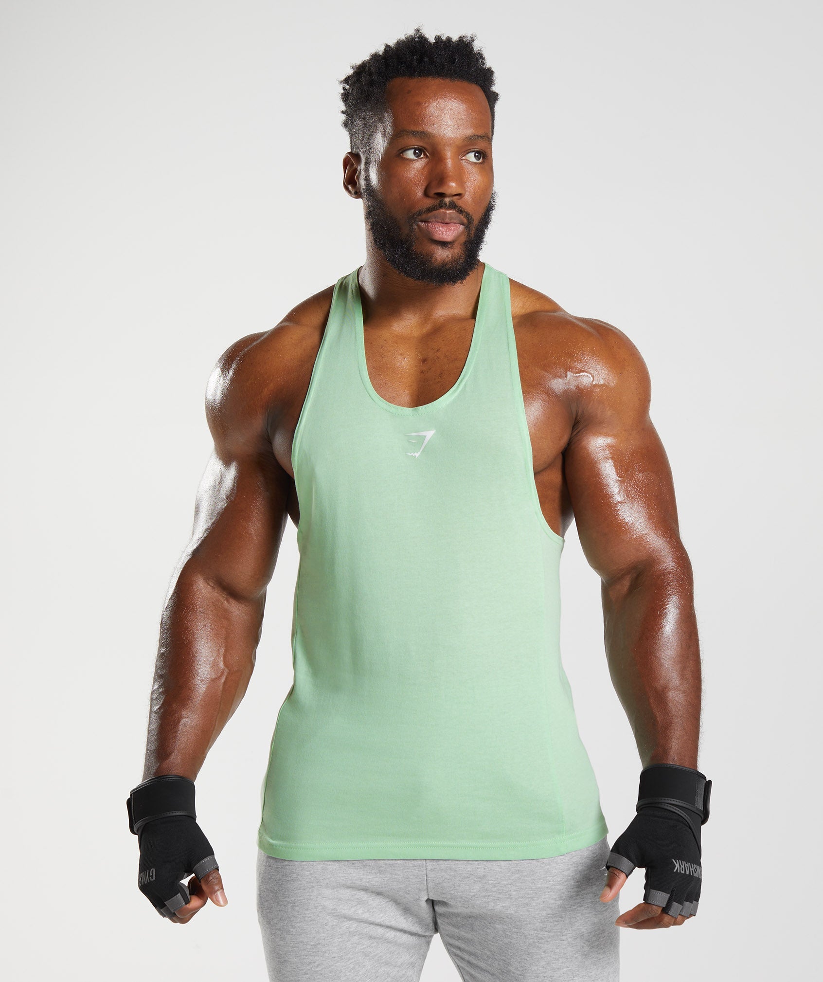 Playera de musculación de rendimiento, sin mangas para hombre Stringer -  Decathlon