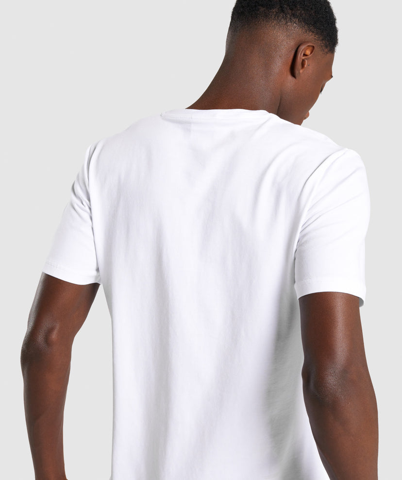 Gymshark Critical T-Shirt - White | Gymshark