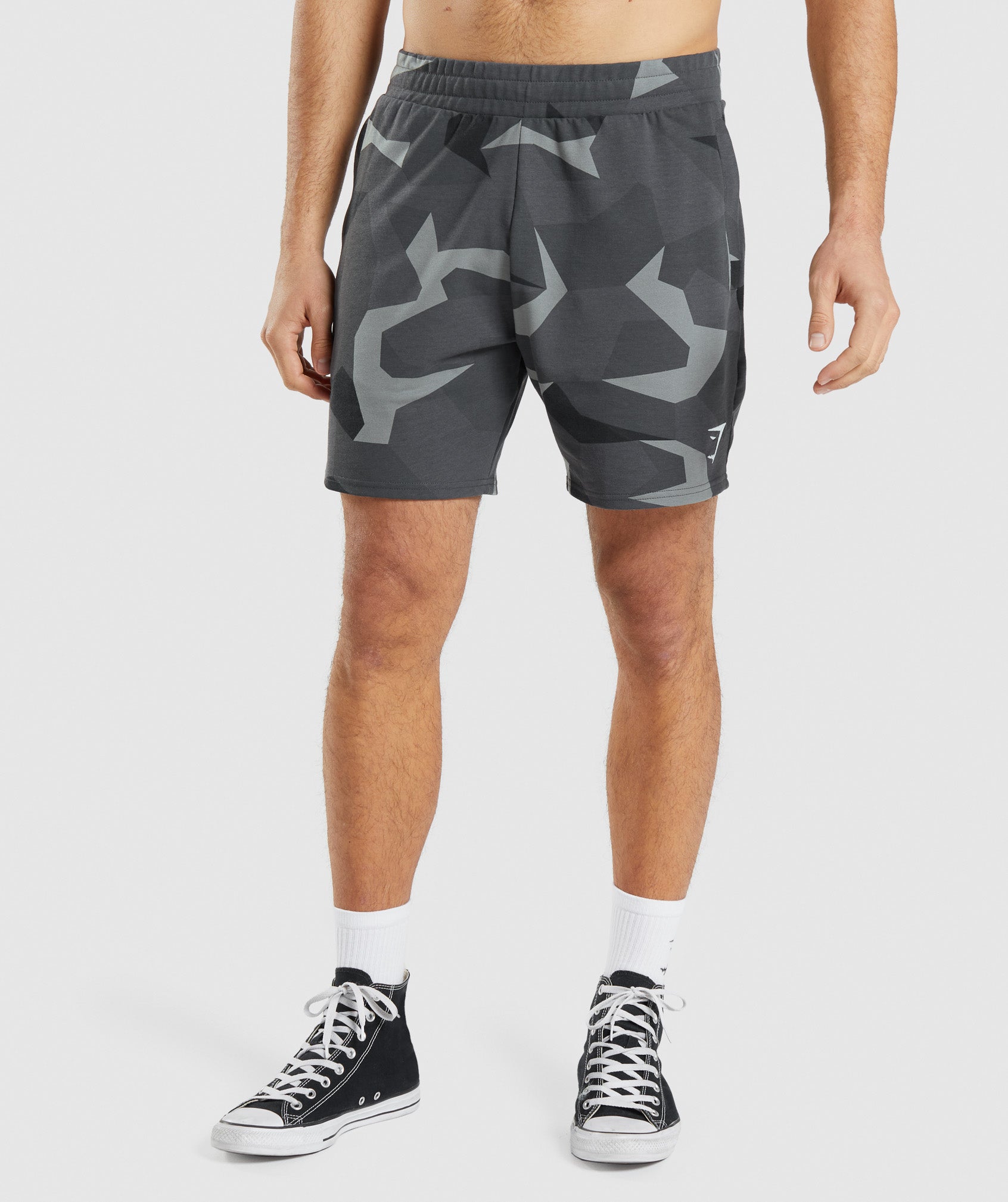 Critical 7" Shorts in Black Print - view 1