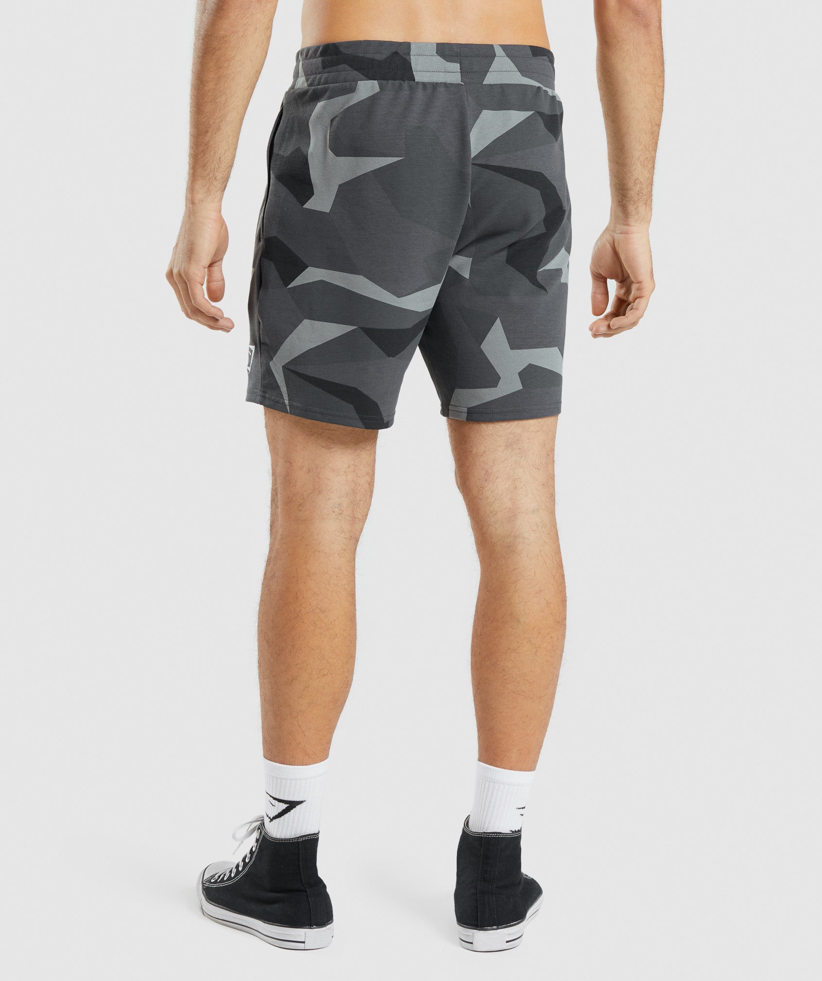 Critical 7" Shorts in Black Print - view 2