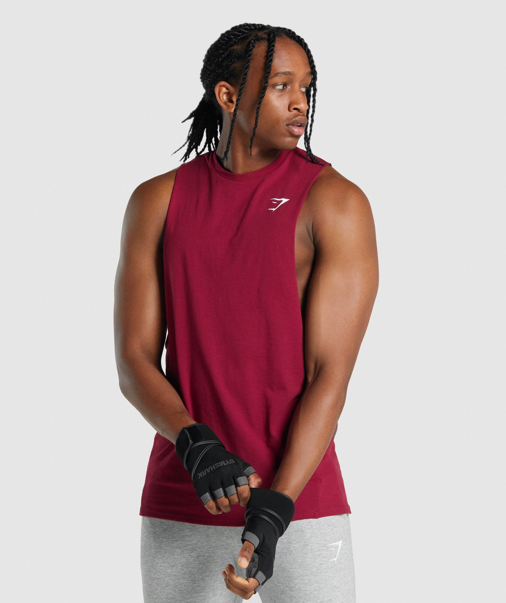 Critical 2.0 Drop Arm Tank in Burgundy - view 1