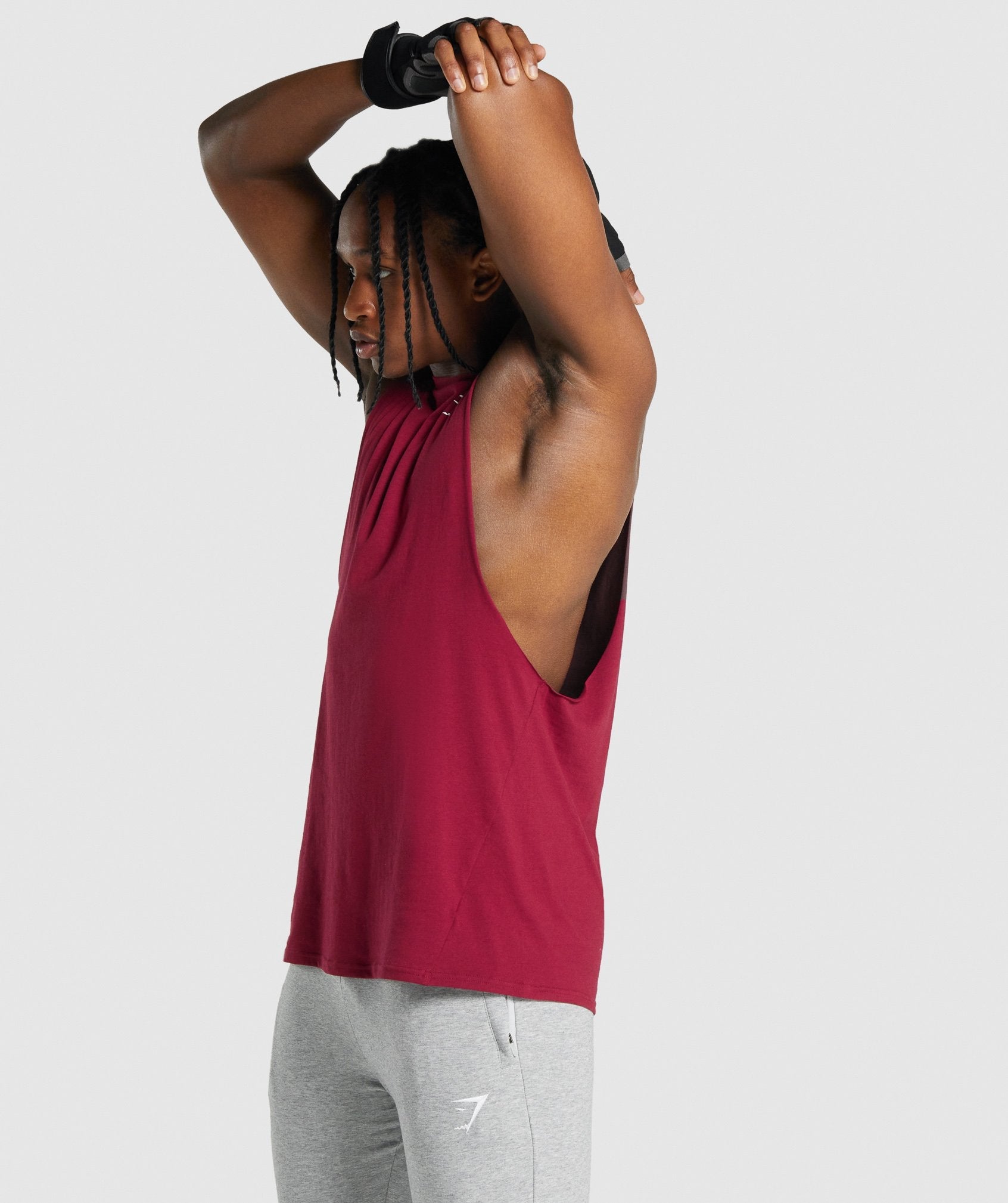 Critical 2.0 Drop Arm Tank in Burgundy - view 4