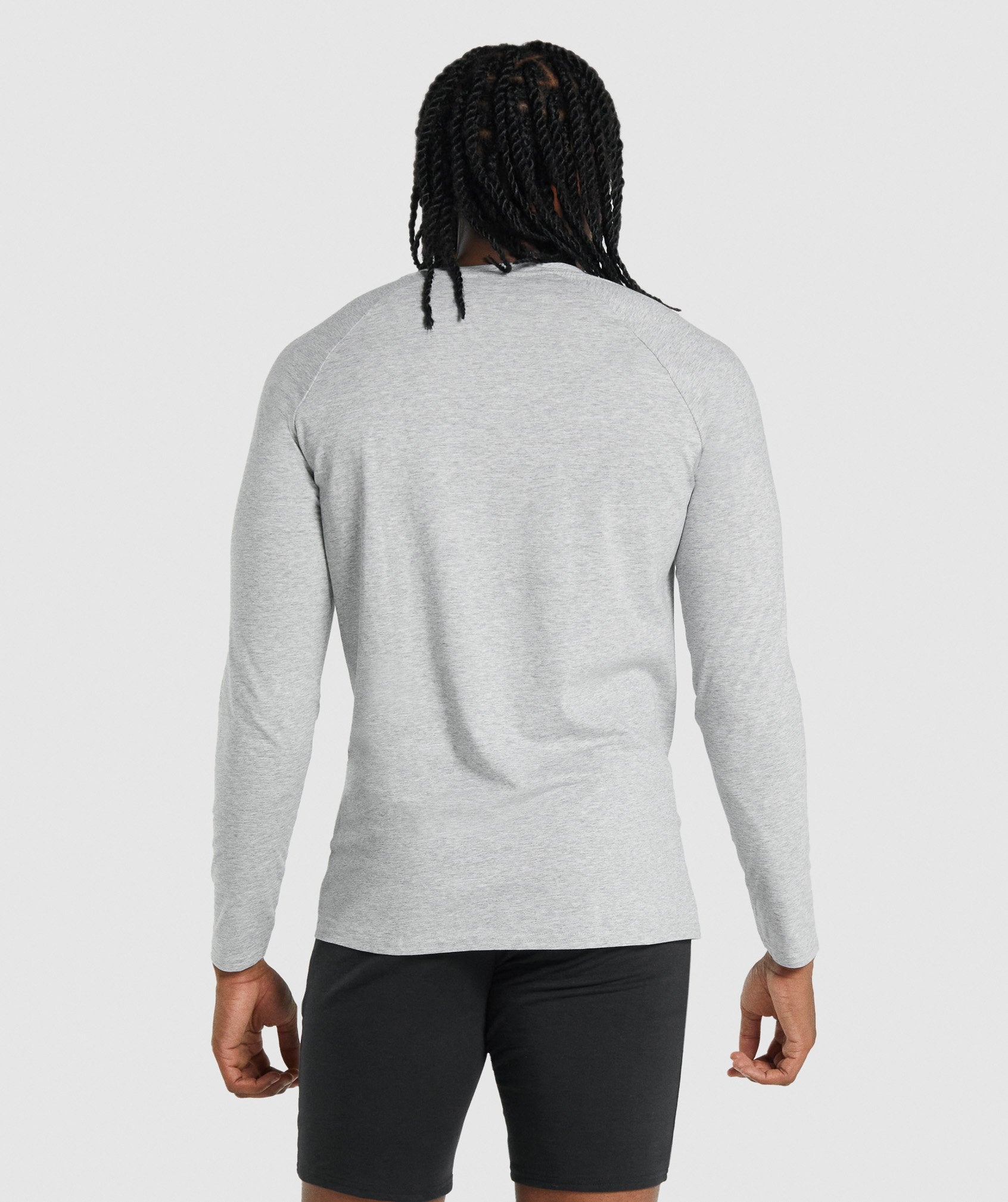 Critical 2.0 Long Sleeve T-Shirt in Light Grey Marl - view 3