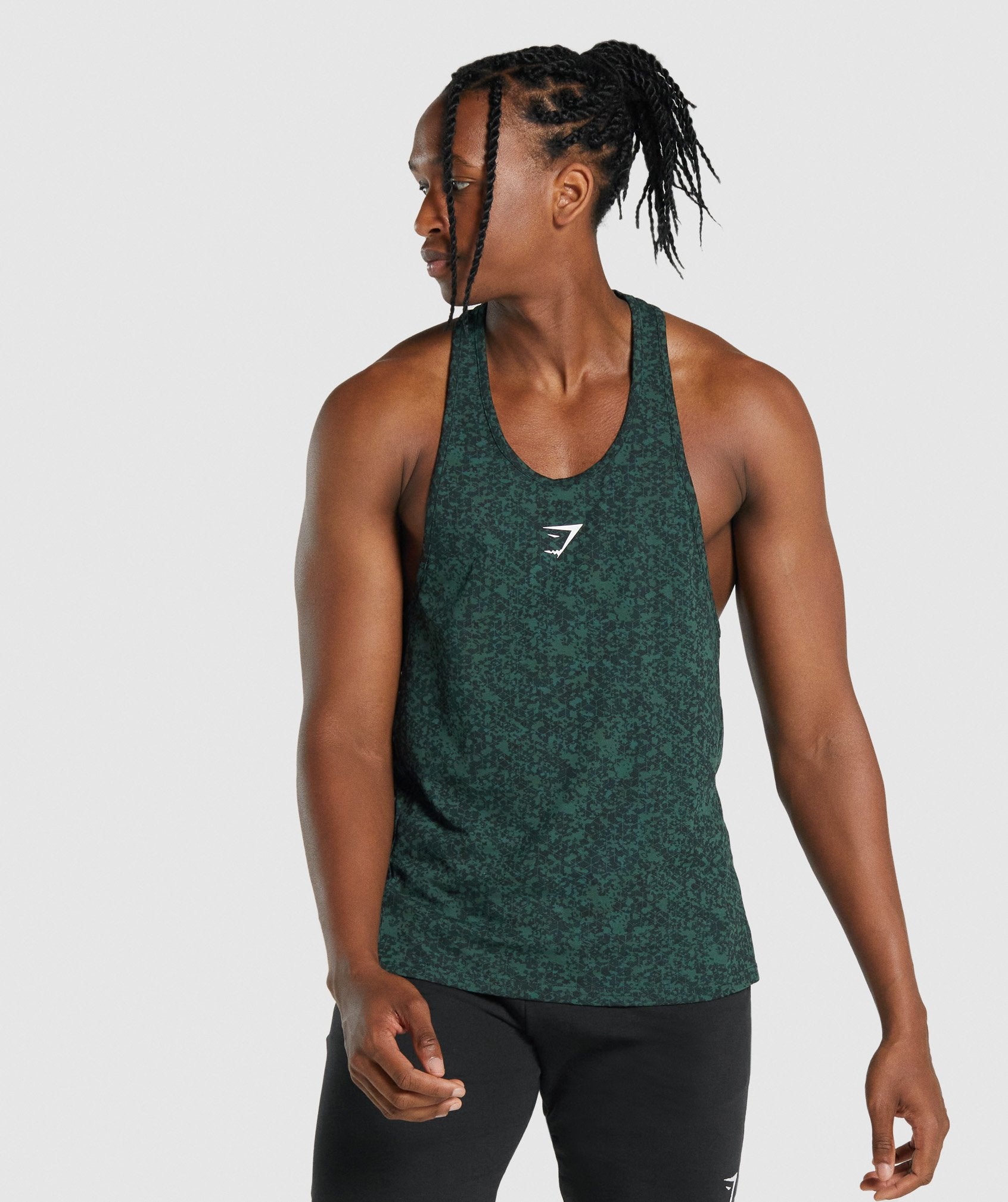 Critical 2.0 Stringer in Dark Green Print - view 1