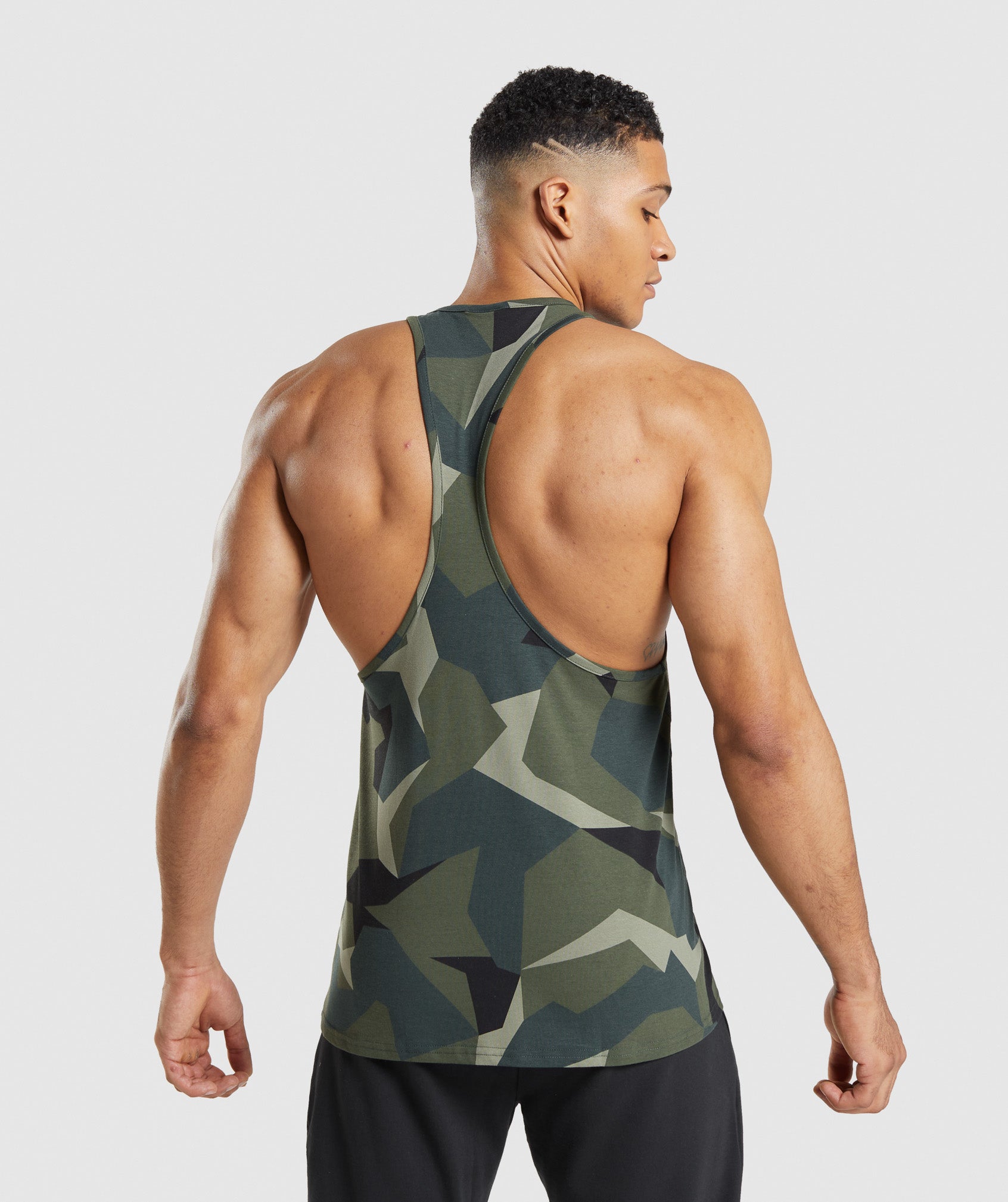 Critical Stringer in Green Print - view 2