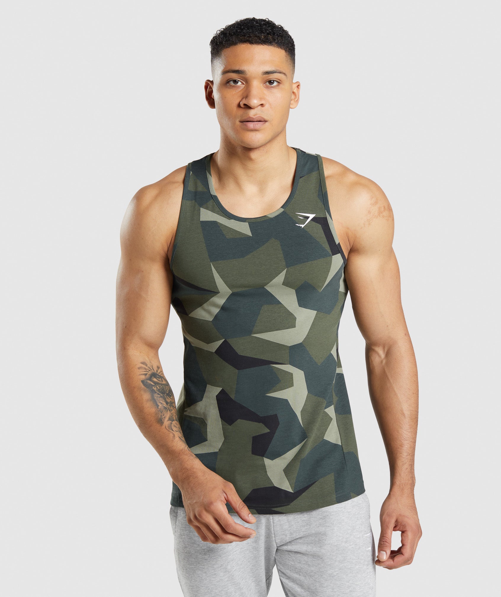 Critical Tank in Green Print - view 1