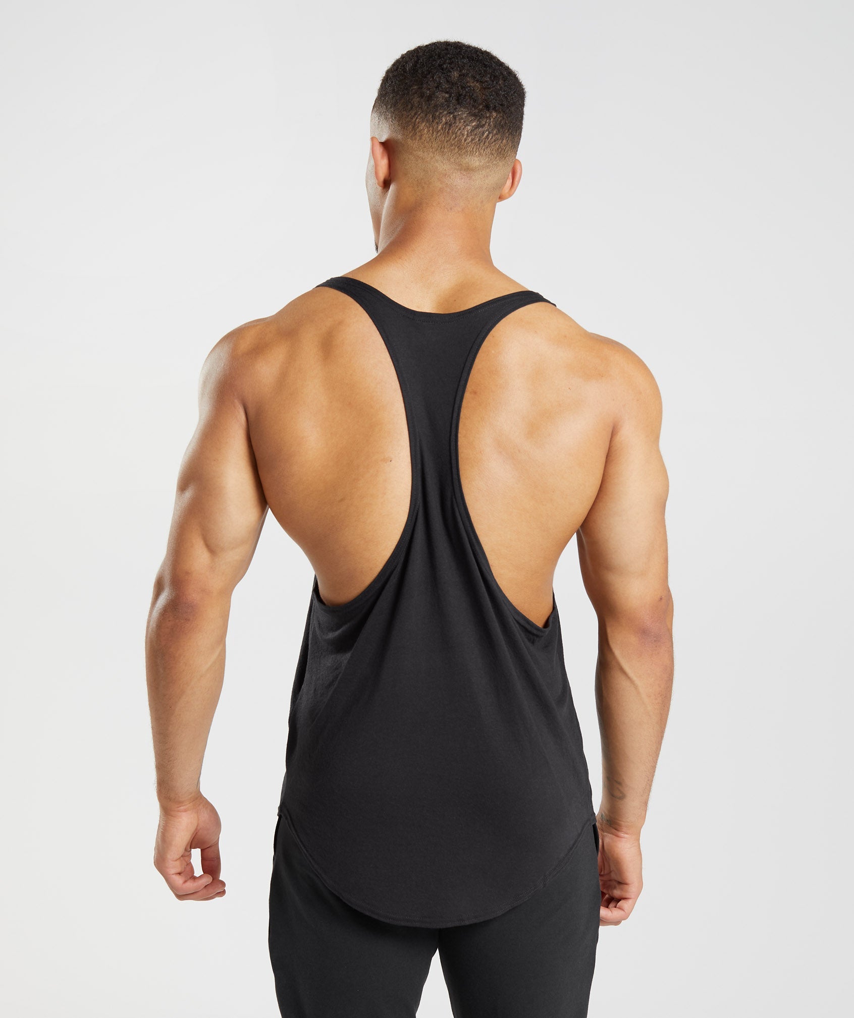 Gymshark GS x David Laid Stringer - Black