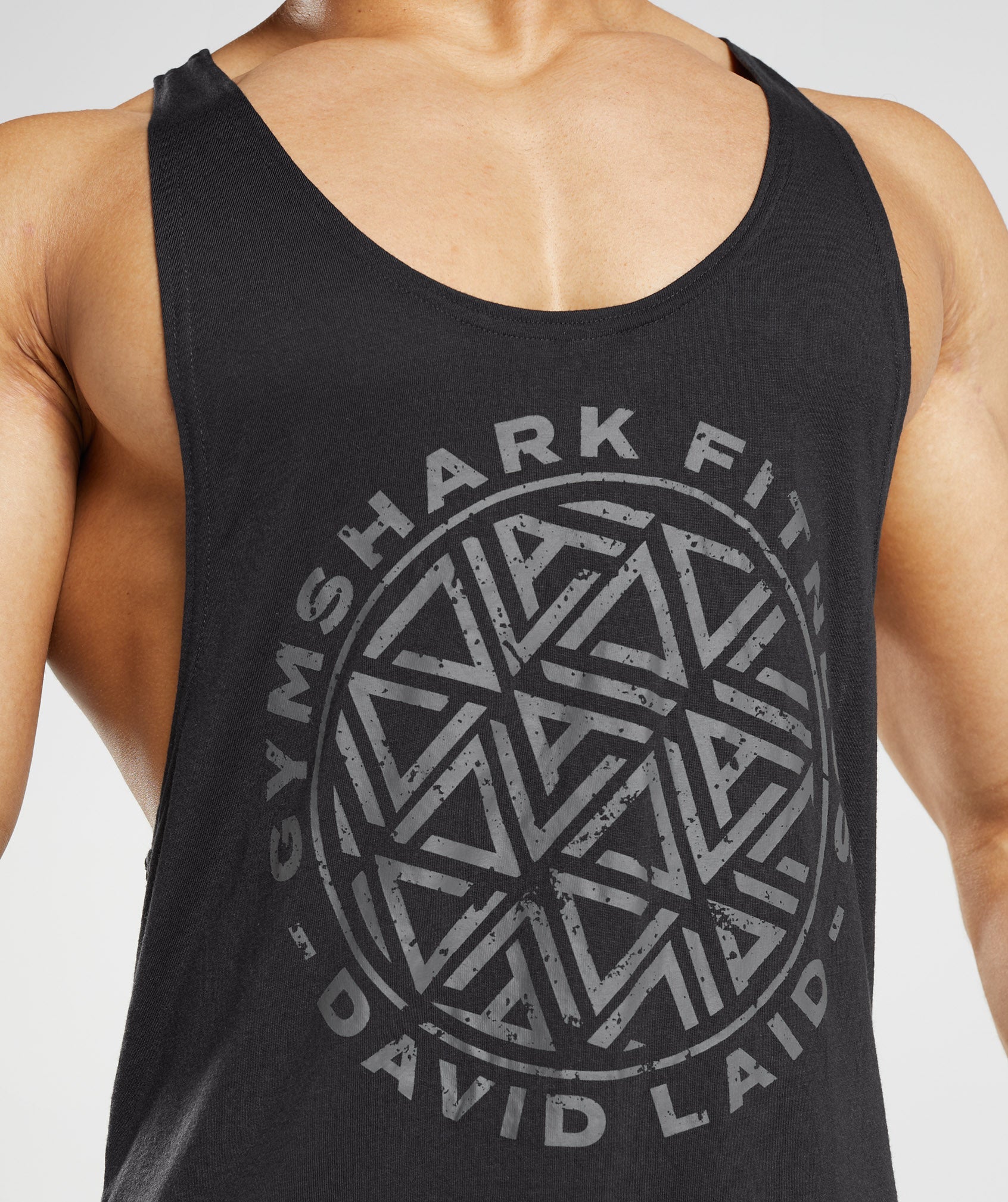 Gymshark GS x David Laid Stringer - Black