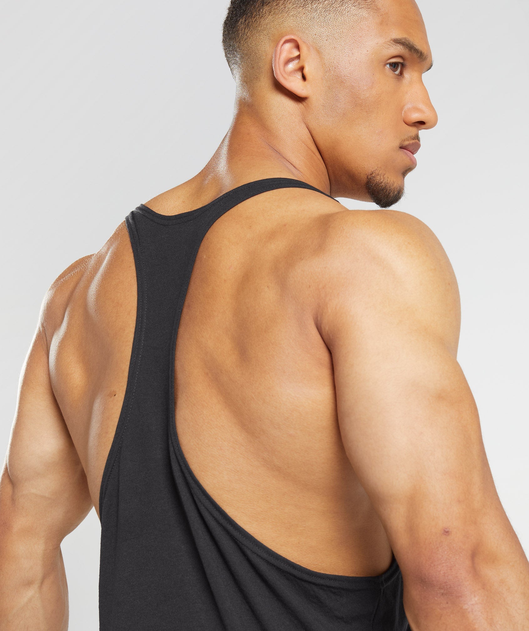 Rooted in Bodybuilding. David Laid styles the Legacy Stringer, perfect for  your strengthening workouts. #Gymshark #G…