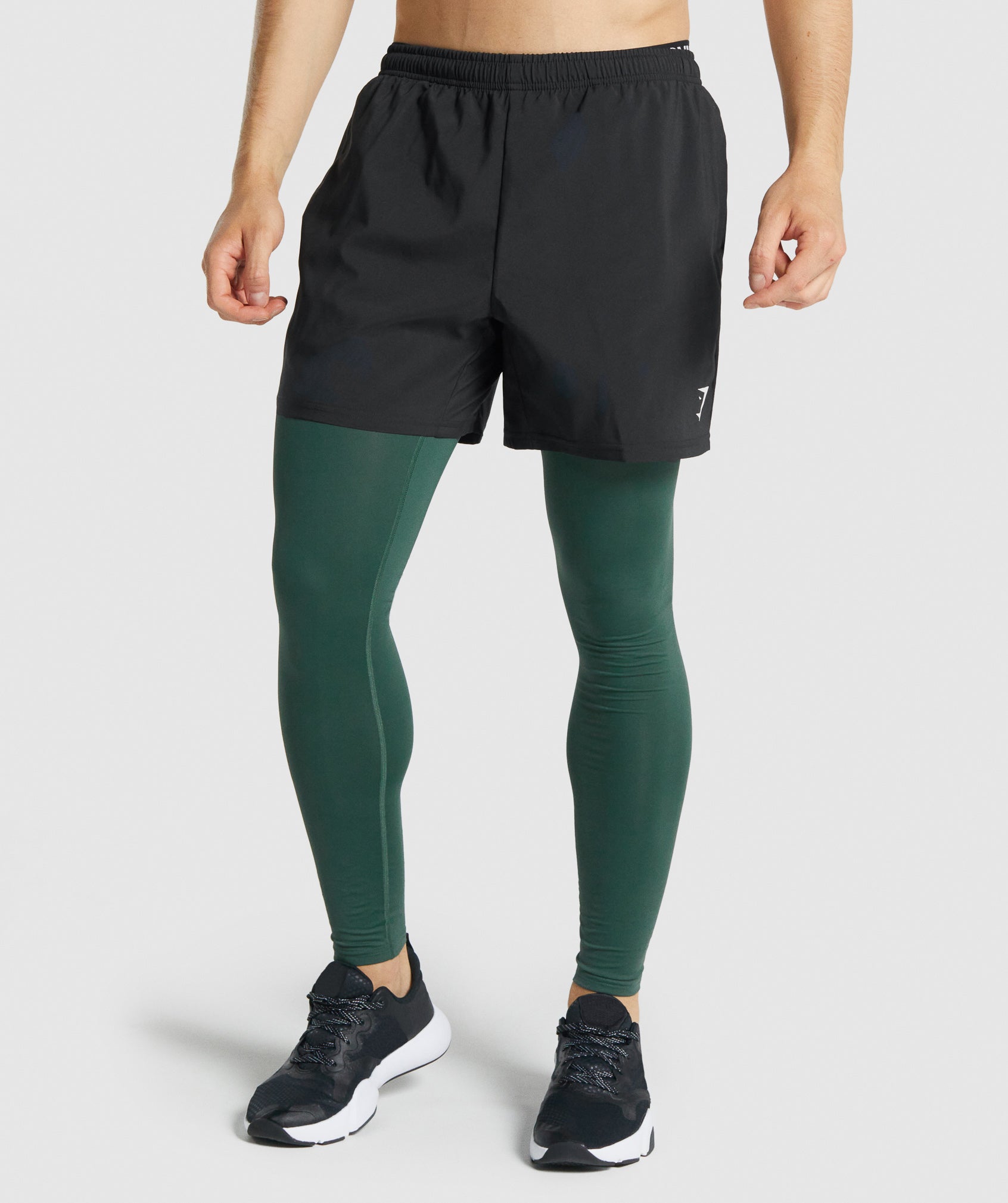 Element Baselayer Leggings  in Dark Green - view 2