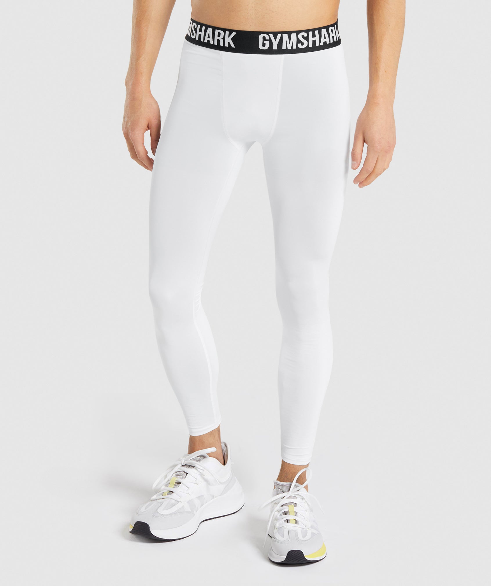 Gymshark Apex Run Tights - Light Grey