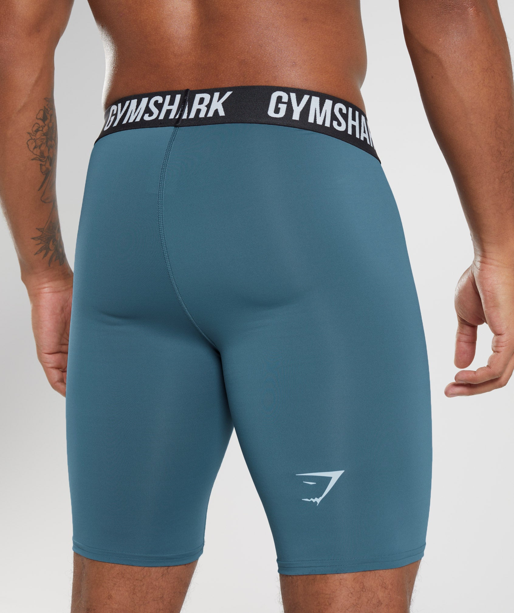 Gymshark Element Baselayer Shorts - Tuscan Teal