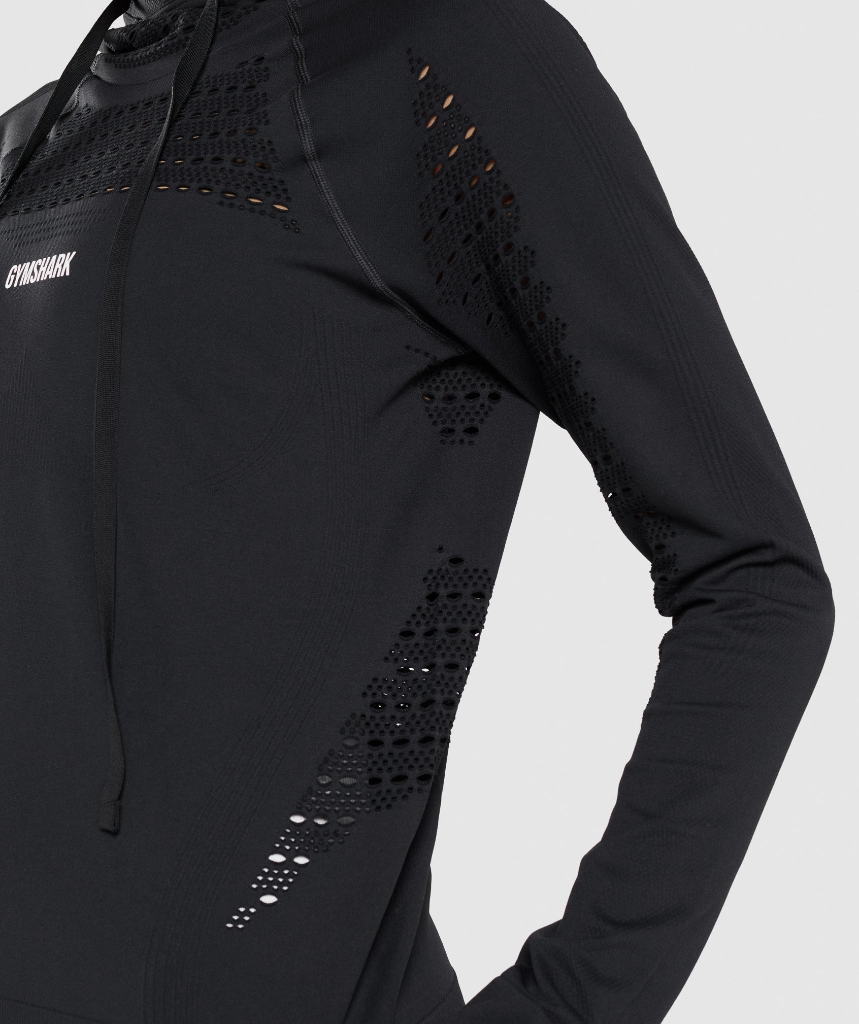 Energy Seamless Hoodie in Black - view 6