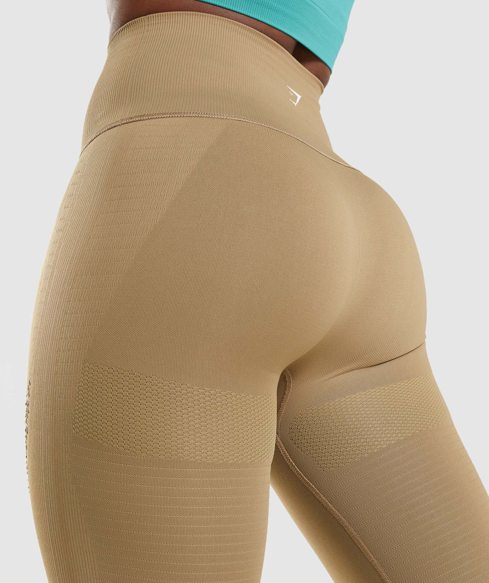 Energy Seamless Leggings in Biscotti Brown - view 5