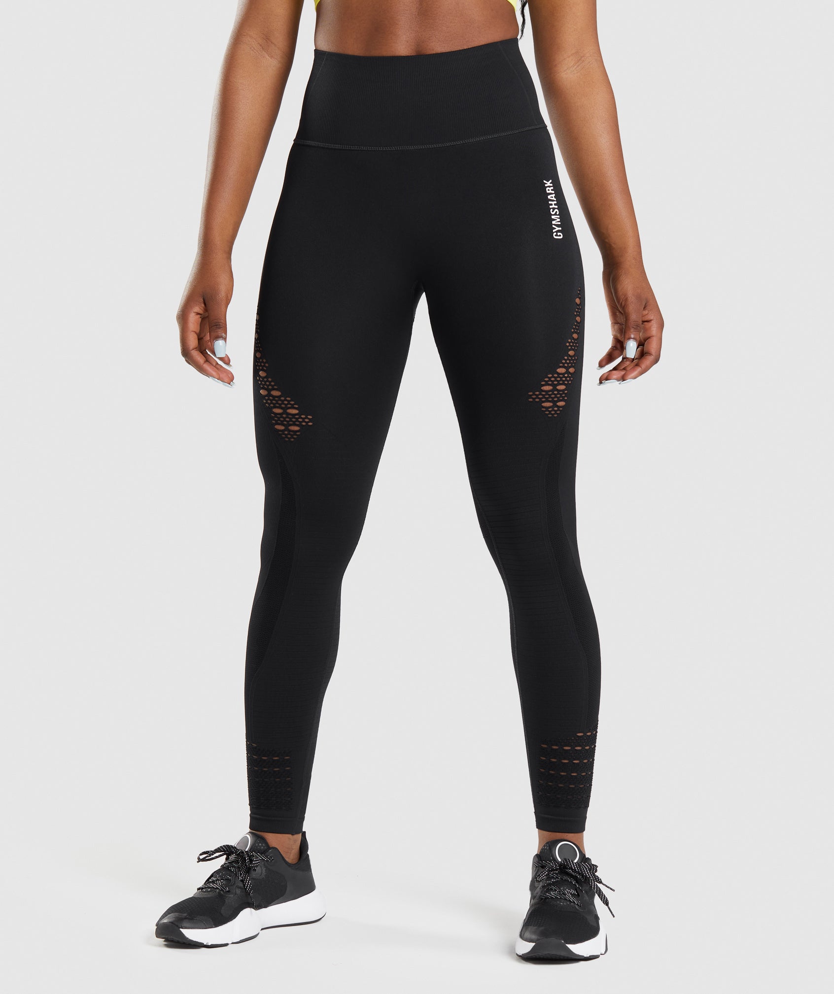 Energy Seamless Leggings in Black - view 1