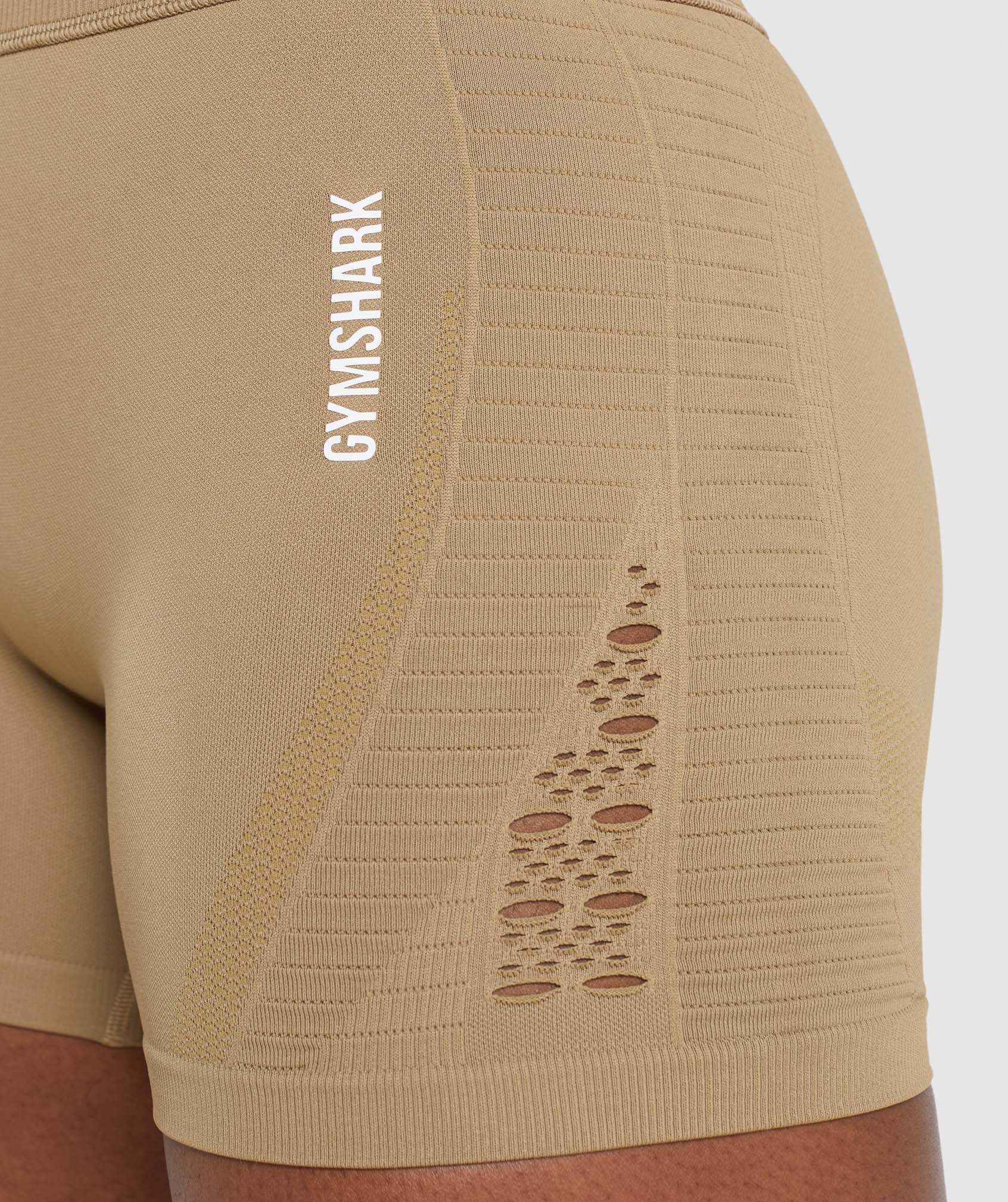 Energy Seamless Shorts in Biscotti Brown - view 5