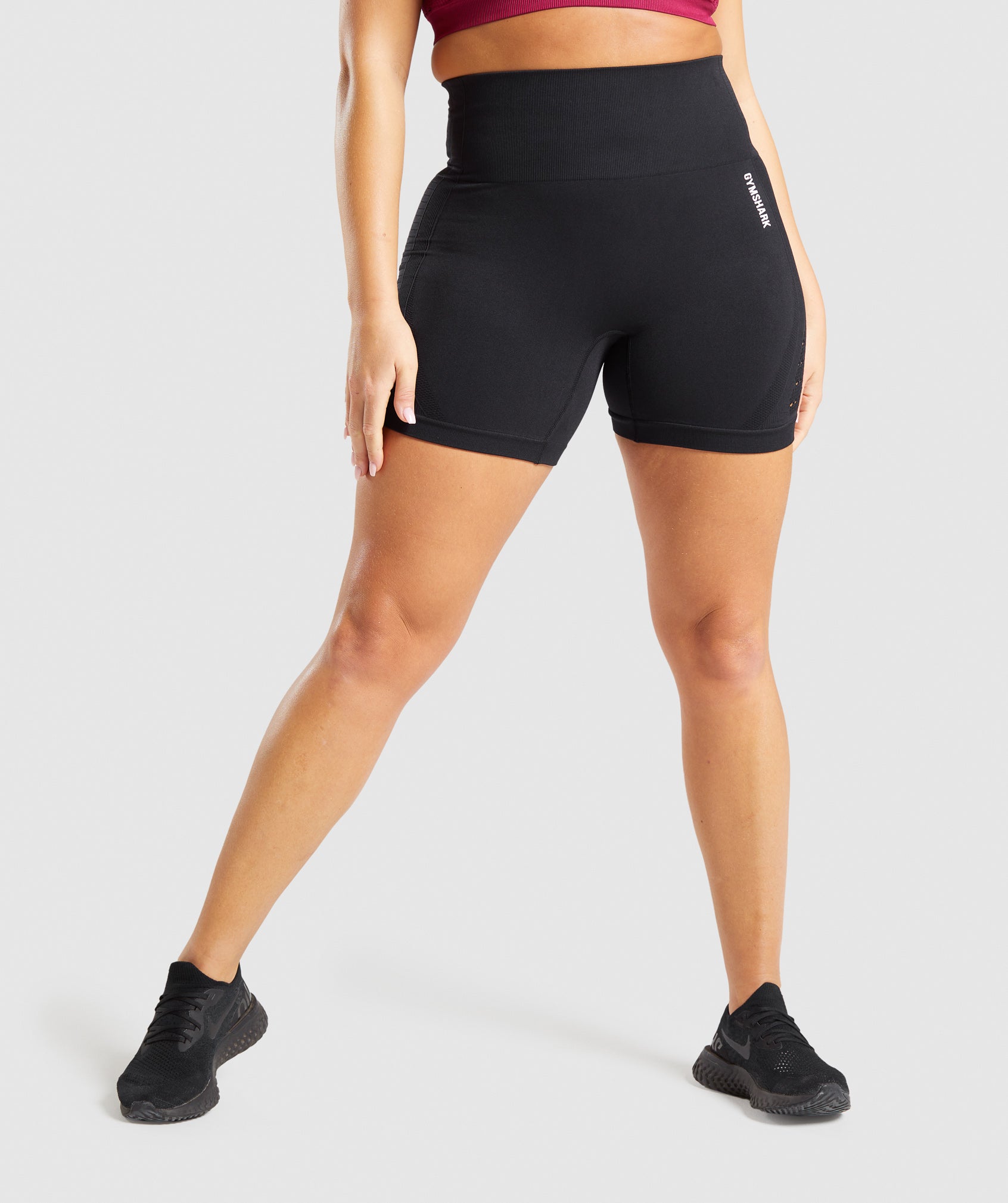 Energy+ Seamless Shorts in Black - view 1