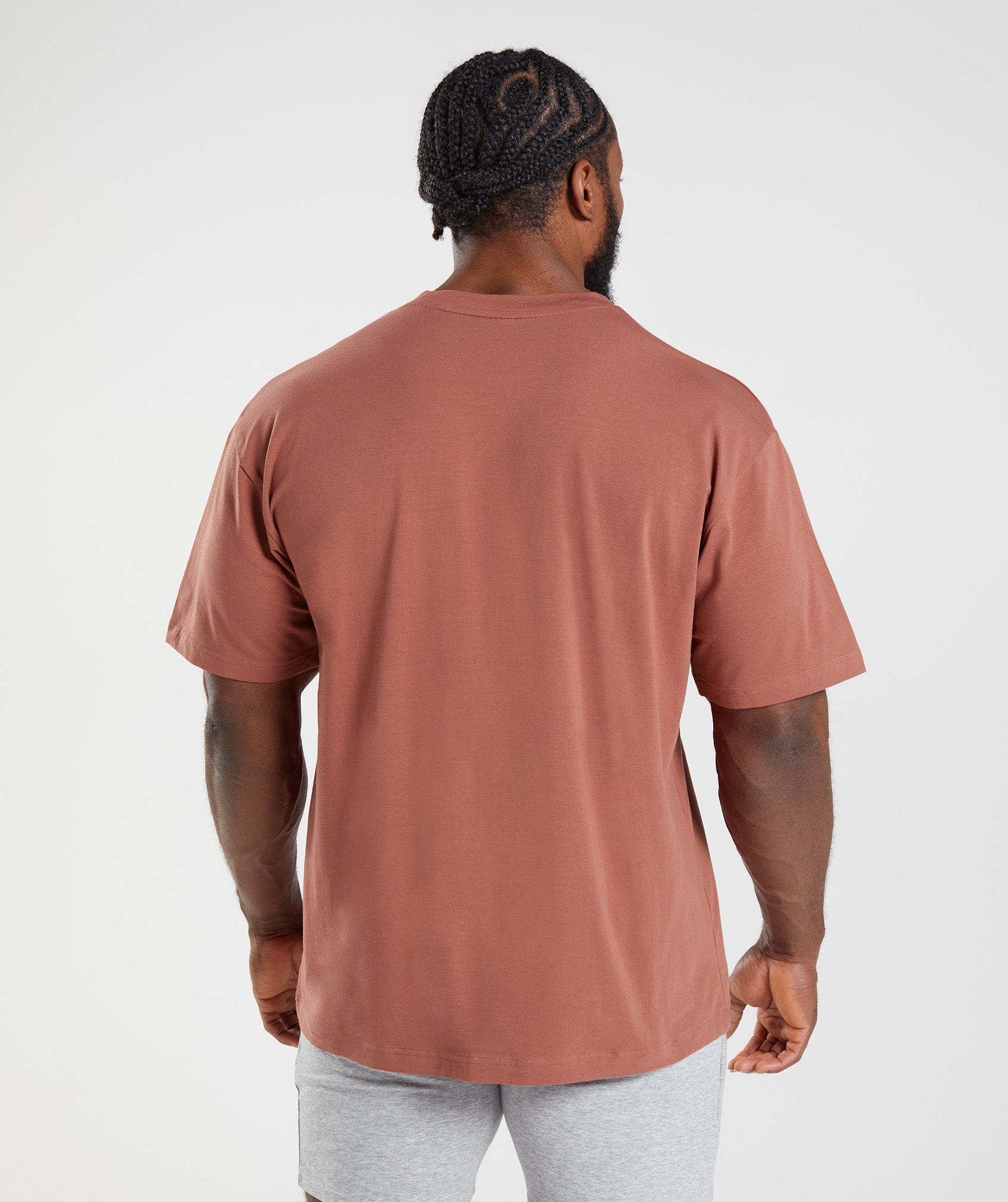 Essential Oversized T-Shirt in Rose Brown - view 2