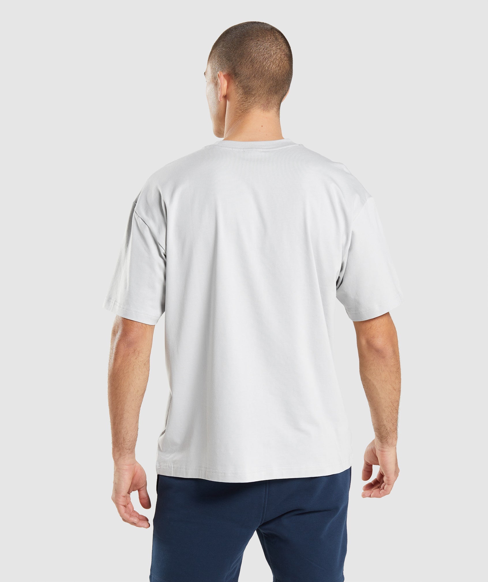 Essential Oversized T-Shirt in Light Grey - view 2
