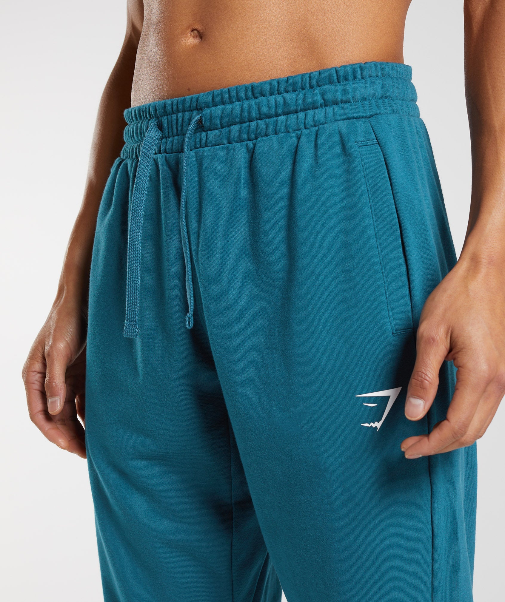 Essential Oversized Joggers in Atlantic Blue - view 3