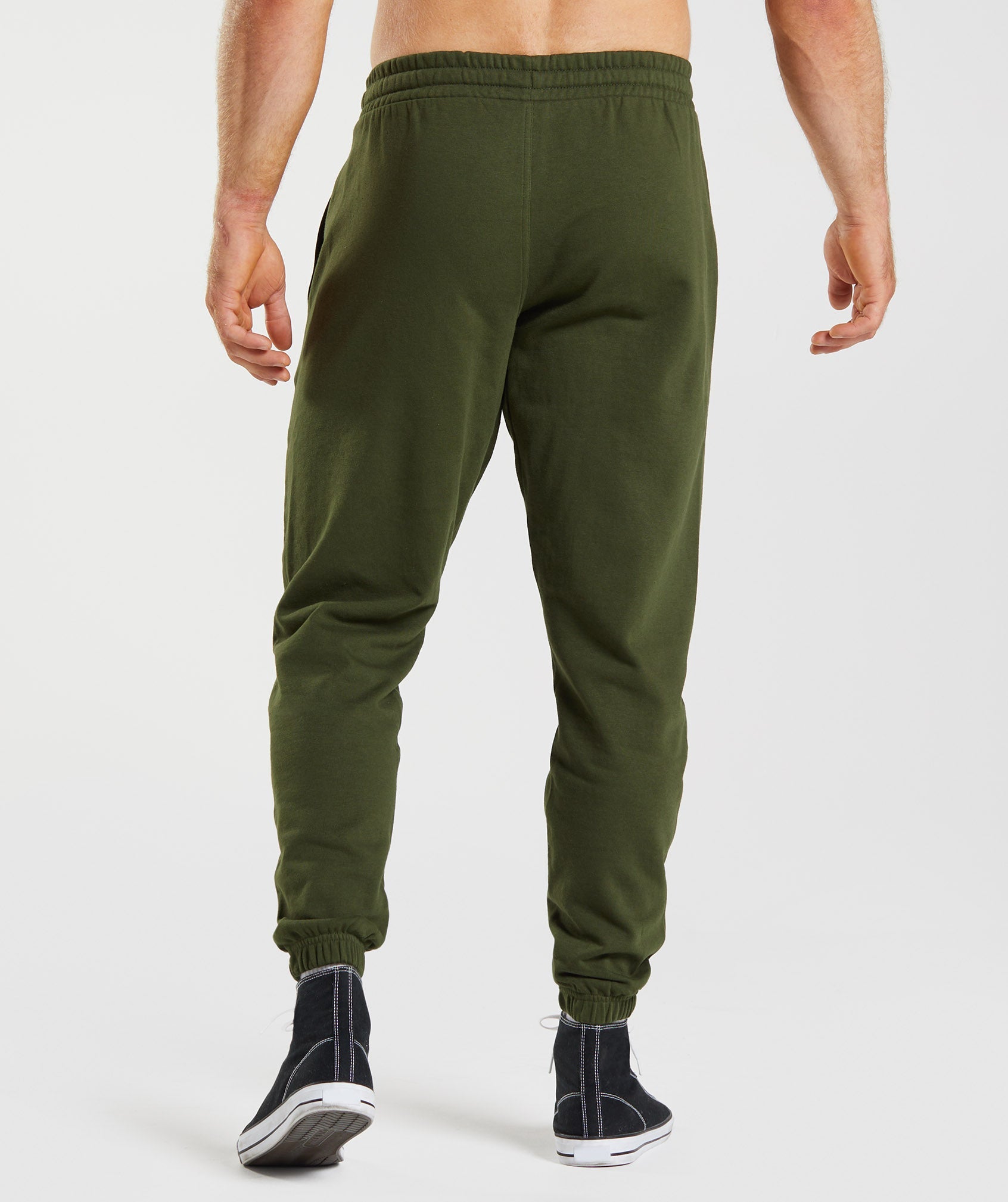 Gymshark, Pants & Jumpsuits, Gymshark High Rise Track Pants Olive S